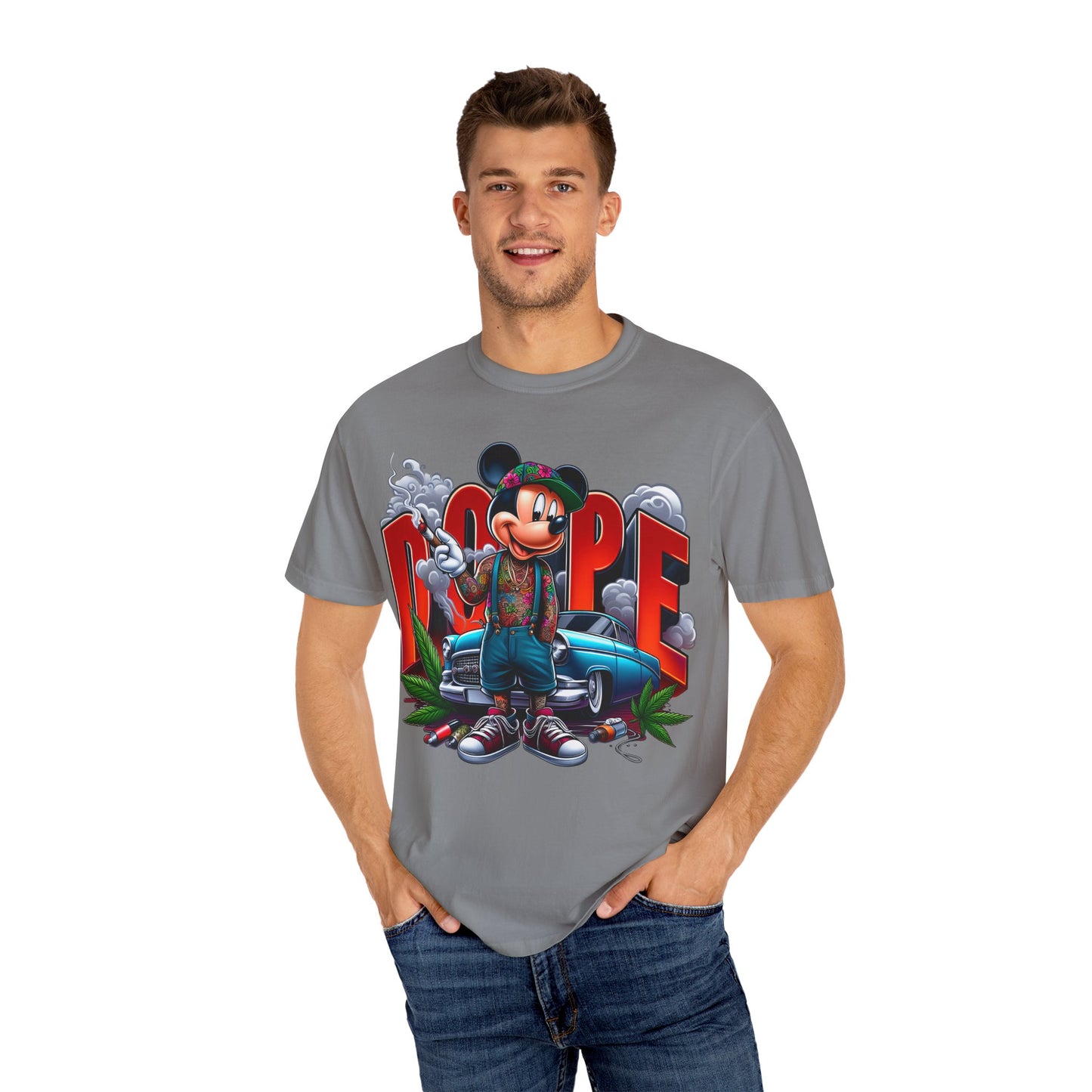 Cool Graphic T-Shirt, Streetwear Tee, Vintage Style Shirt, Gift for Him, Cartoon Art T-Shirt, Casual Wear, Unisex Fashion, 420, Cannabis