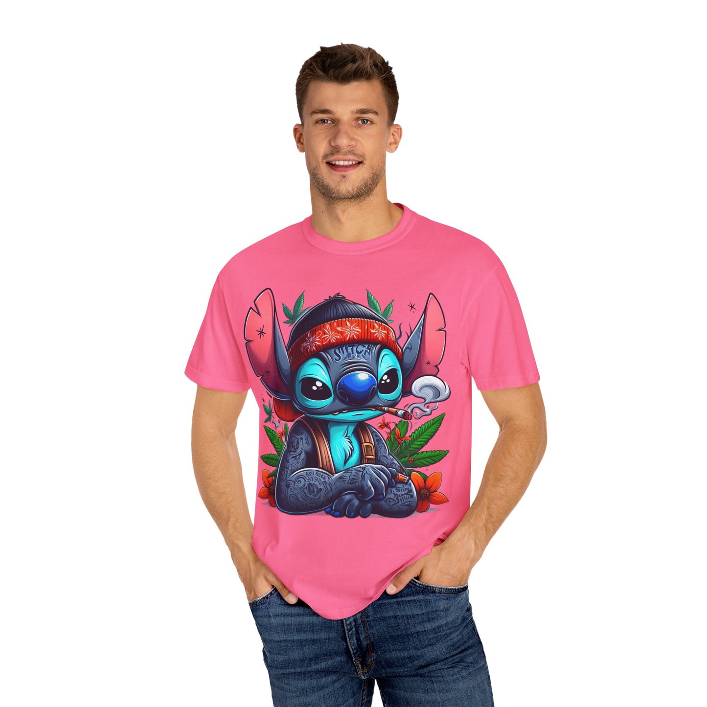 Funky Alien-Inspired Unisex T-Shirt | Casual Wear, Gift for Kids, Vintage Style, Festival Fashion, Graphic Tee, 420, Cannabis