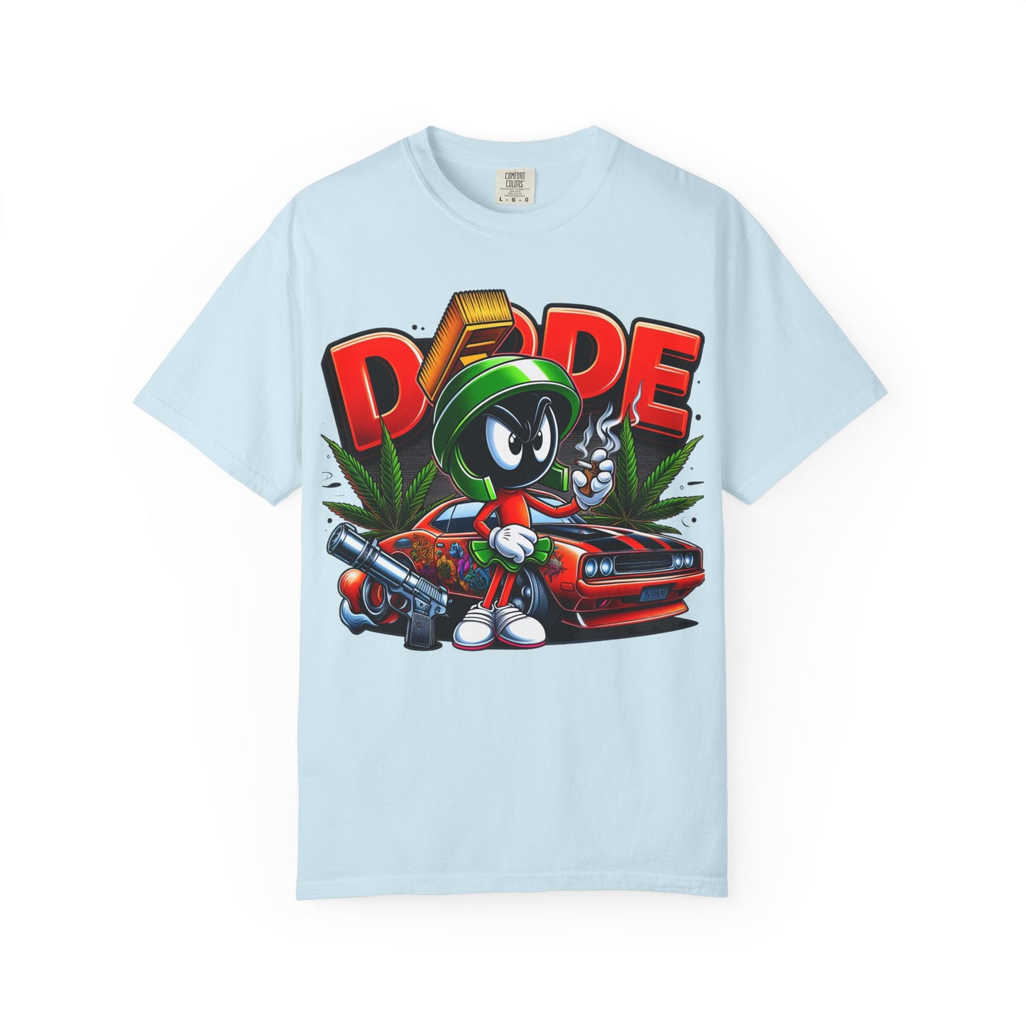 Dope Vibe Unisex Tee, Streetwear Graphic T-shirt, Cool Cartoon Shirt, Gift for Car Lovers, Retro Style Apparel. 420, Cannabis
