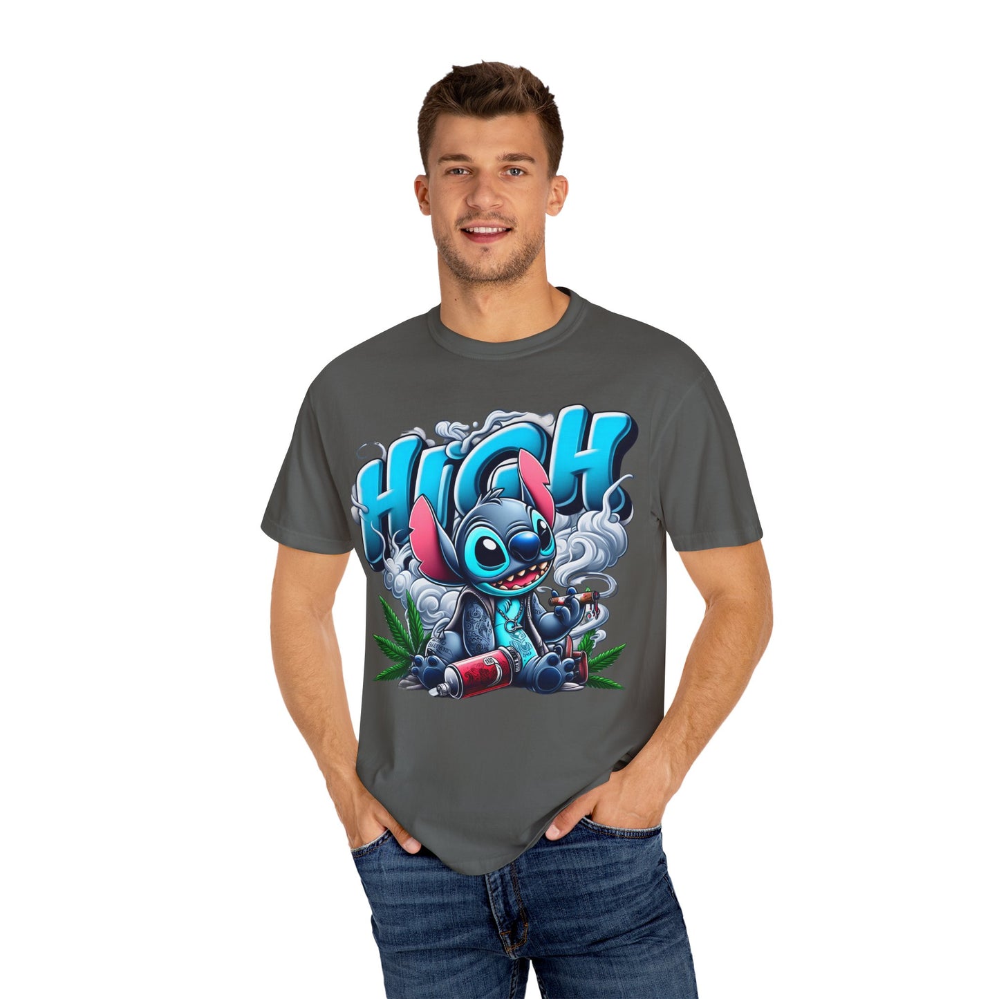 High Vibe Unisex T-Shirt, Chill Graphic Tee, Streetwear, Cannabis Culture, Gift for Stoners, Party Apparel, 420, Cannabis