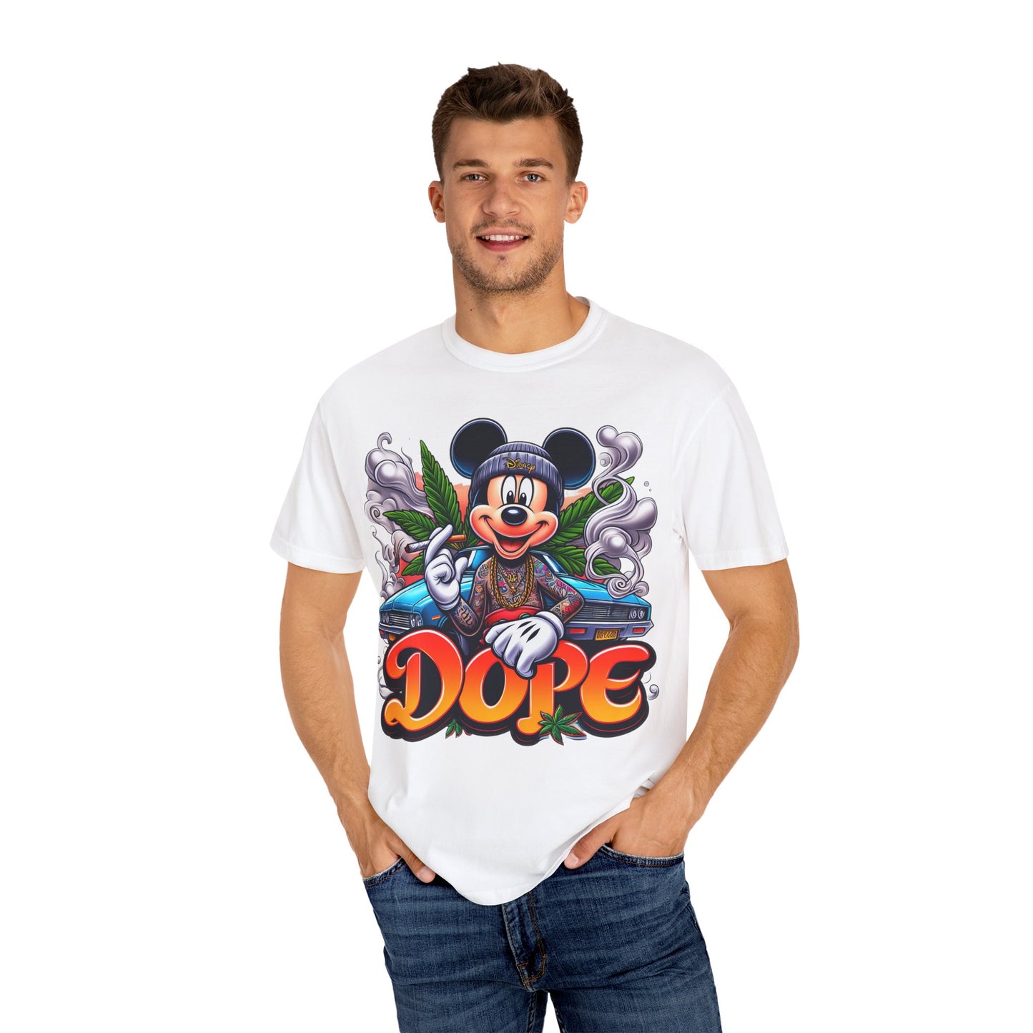 Dope Vibes Unisex Garment-Dyed T-shirt | Streetwear, Gift for Him, Urban Style, Graphic Tee, Fun Apparel, Cannabis, 420