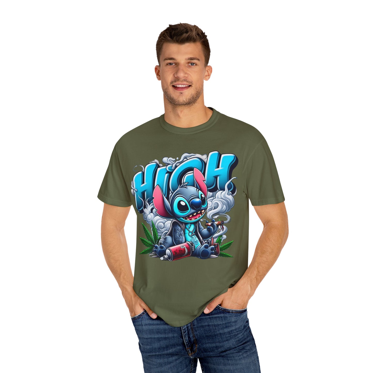 High Vibe Unisex T-Shirt, Chill Graphic Tee, Streetwear, Cannabis Culture, Gift for Stoners, Party Apparel, 420, Cannabis