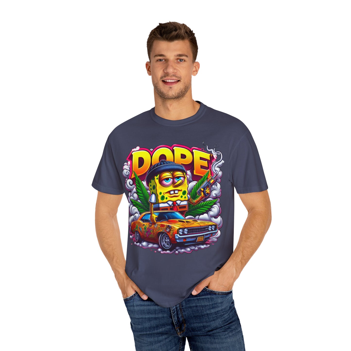 Vibrant Graphic Tee: Funky Cartoon T-Shirt, Unisex Fashion, Casual Wear, Gift for Friends, Streetwear Style, Cool Graphic Tee, 420, Cannabis