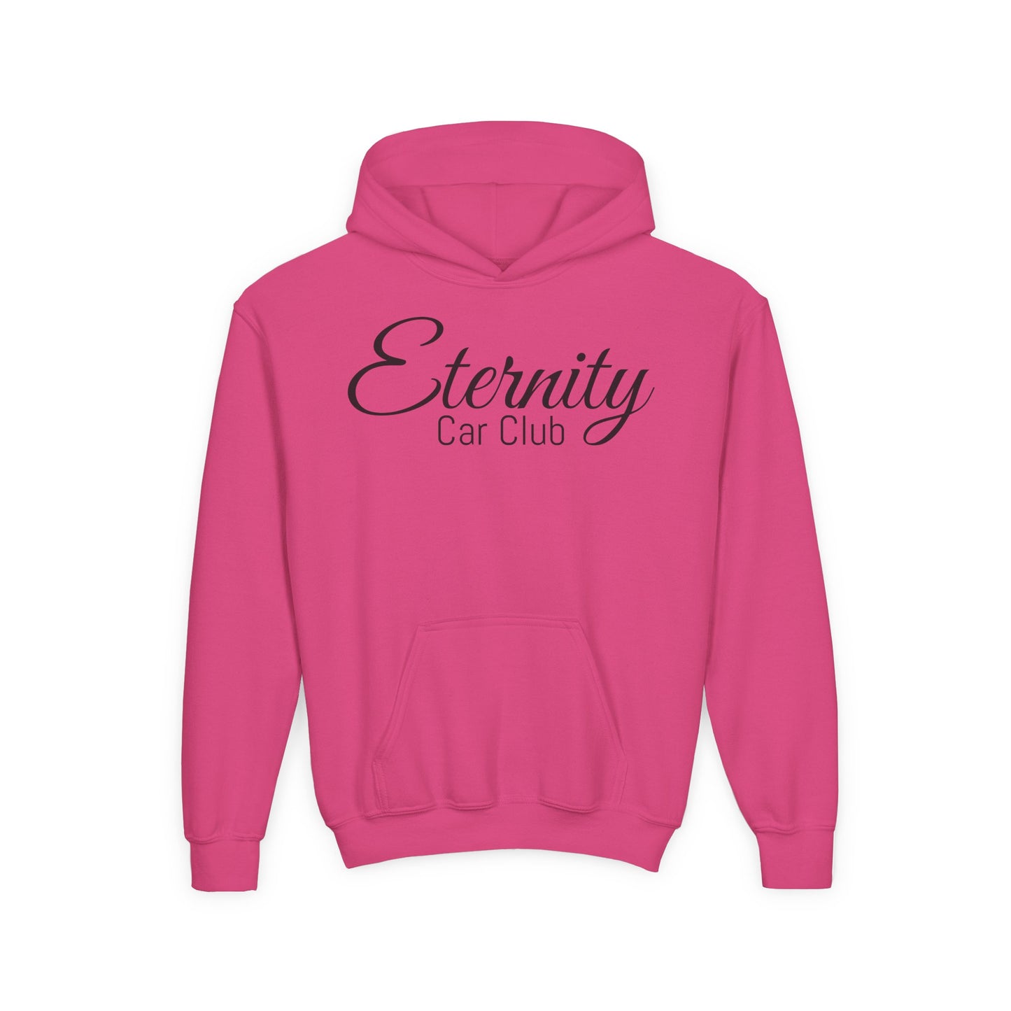 Eternity Car Club Youth Hoodie, Cool Teen Sweatshirt, Unisex Pullover, Birthday Gift, Car Enthusiast Apparel