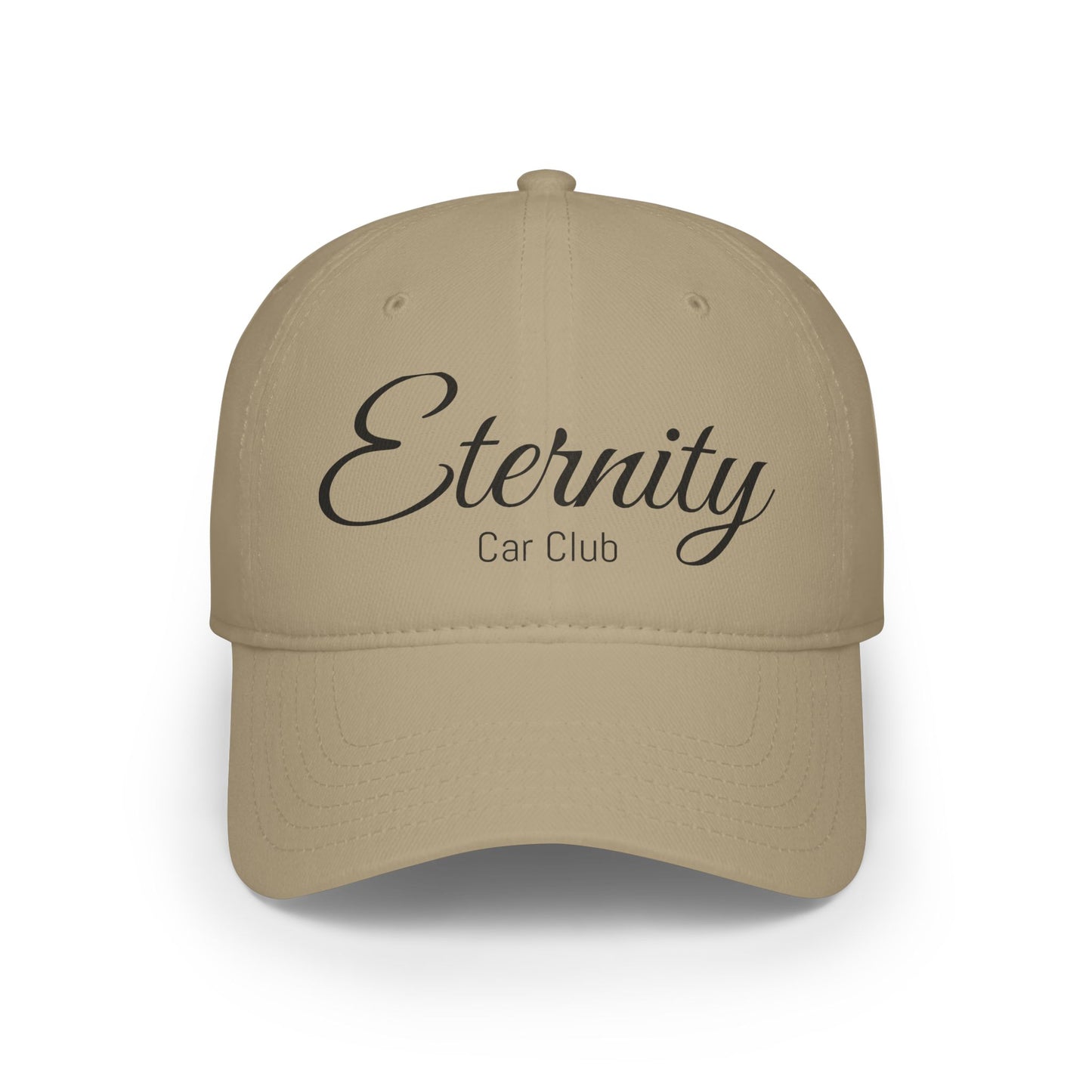 Eternity Car Club Low Profile Baseball Cap - Stylish Red Cap for Car Enthusiasts