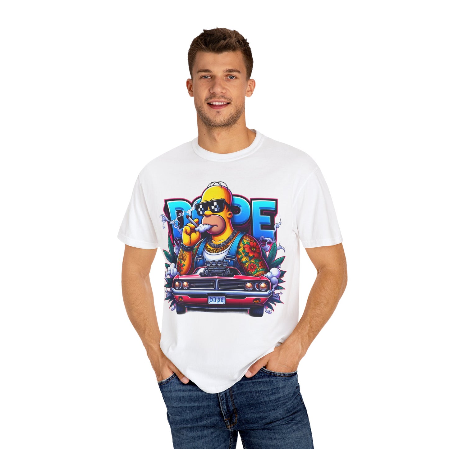 Urban Vibe Graphic Tee - Streetwear, Casual Style, Gift for Him, Retro Animation, Summer Fashion, 420, Cannabis