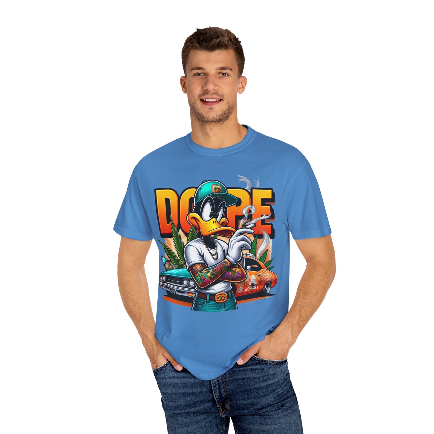 Dope Vibe Unisex Garment-Dyed T-Shirt | Streetwear Fashion, Casual Style, Hip Hop Merch, Graphic Tee, Cool Gift, Cannabis, 420