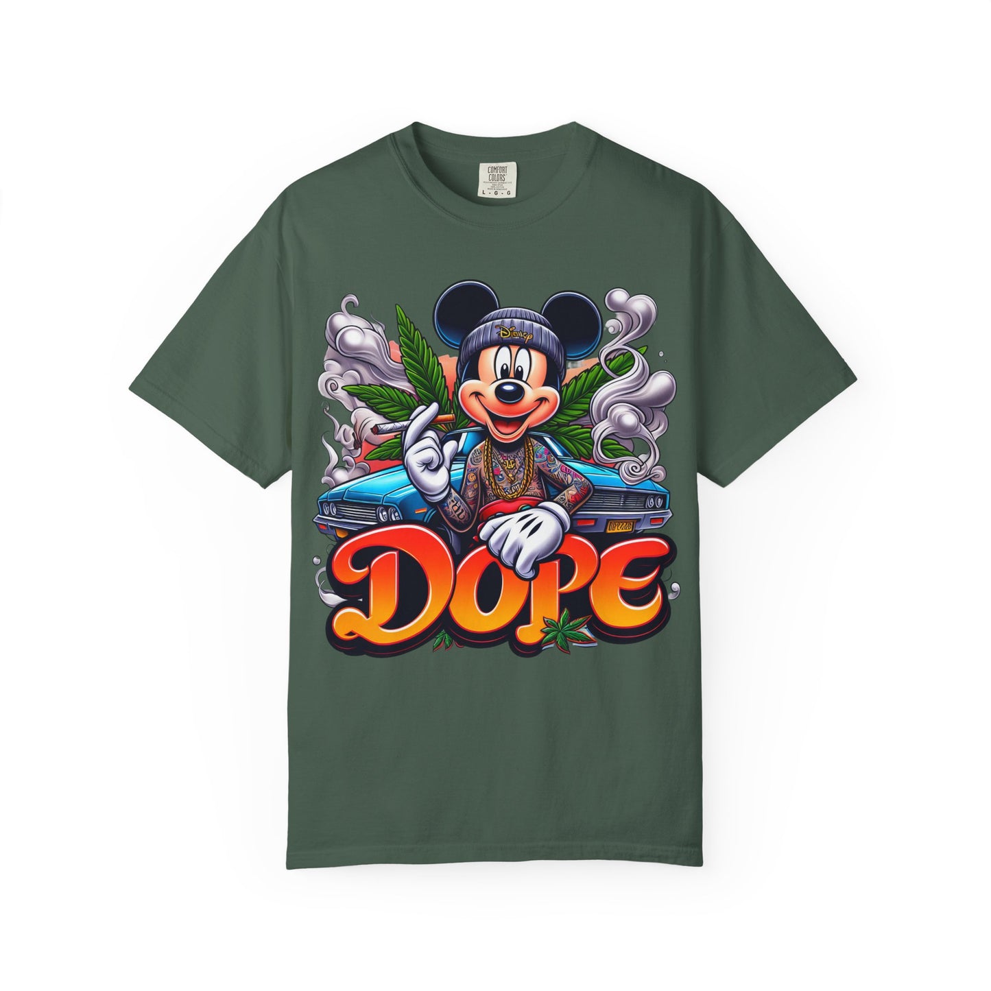 Dope Vibes Unisex Garment-Dyed T-shirt | Streetwear, Gift for Him, Urban Style, Graphic Tee, Fun Apparel, Cannabis, 420