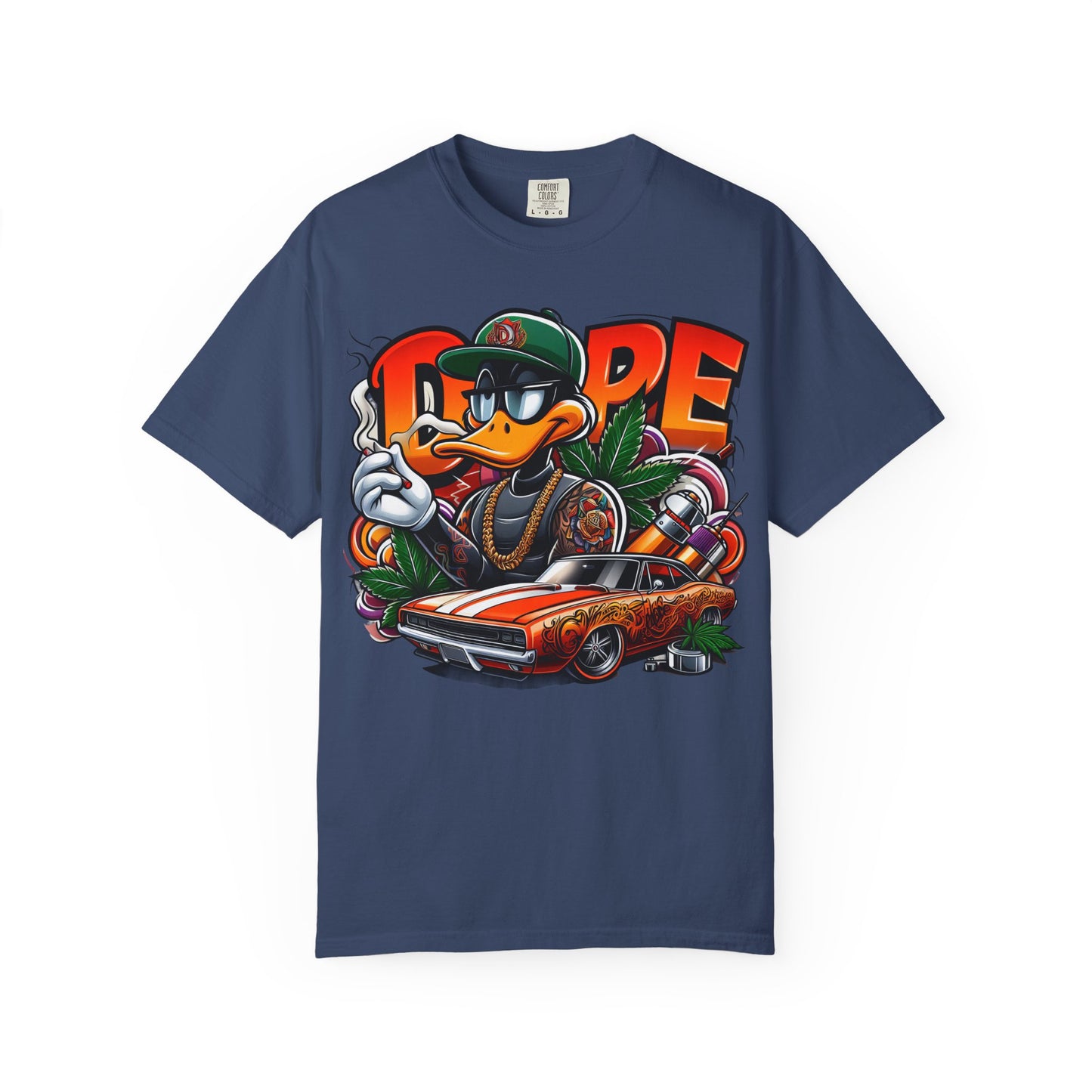Cool Graphic T-Shirt, Streetwear Style, Urban Fashion, Unisex Tee, Casual Wear, Gift for Car Lovers, Hip-Hop Vibe, 420, Cannabis