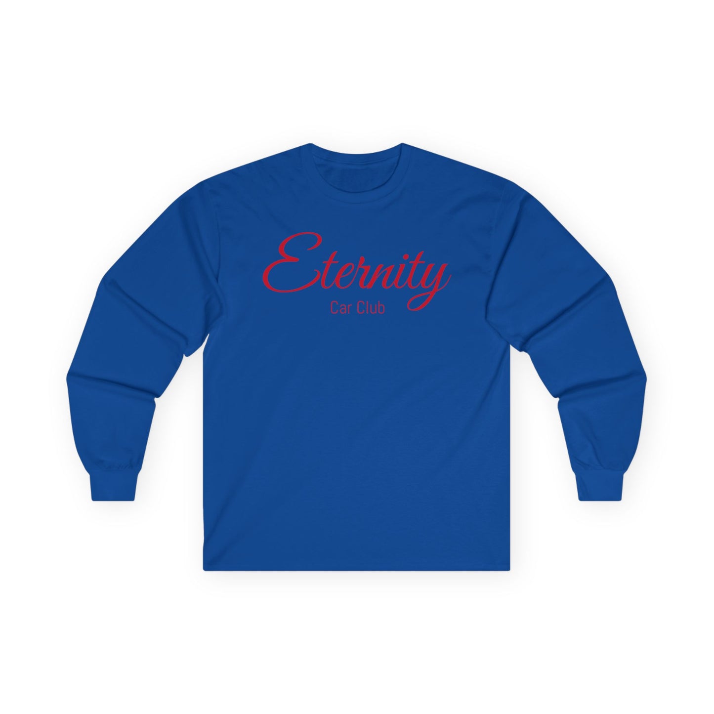 Eternity Car Club Unisex Long Sleeve Tee - Classic Cotton Crew for Car Enthusiasts