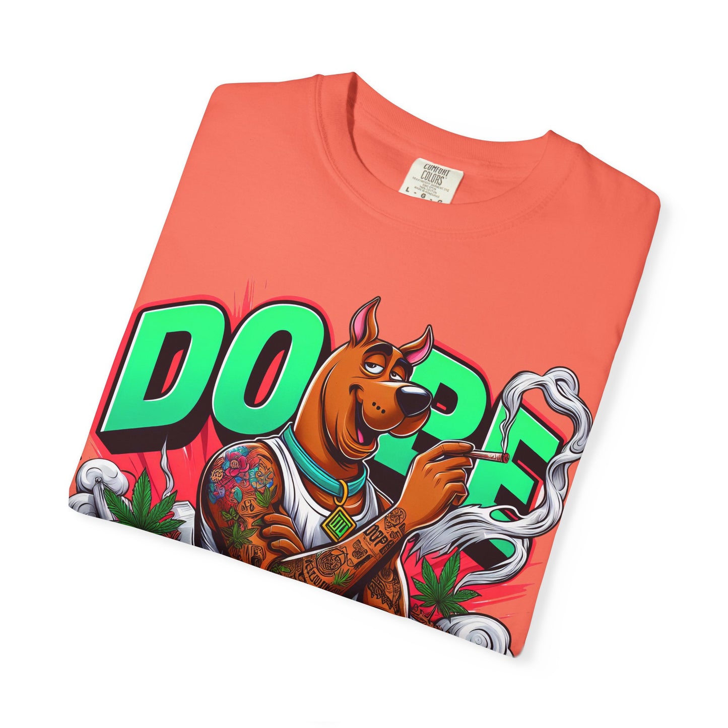 Dope Scooby-Doo Unisex T-Shirt, Cool Graphic Tee, Streetwear Shirt, Gift for Dog Lovers, Retro T-Shirt, 420, Cannabis