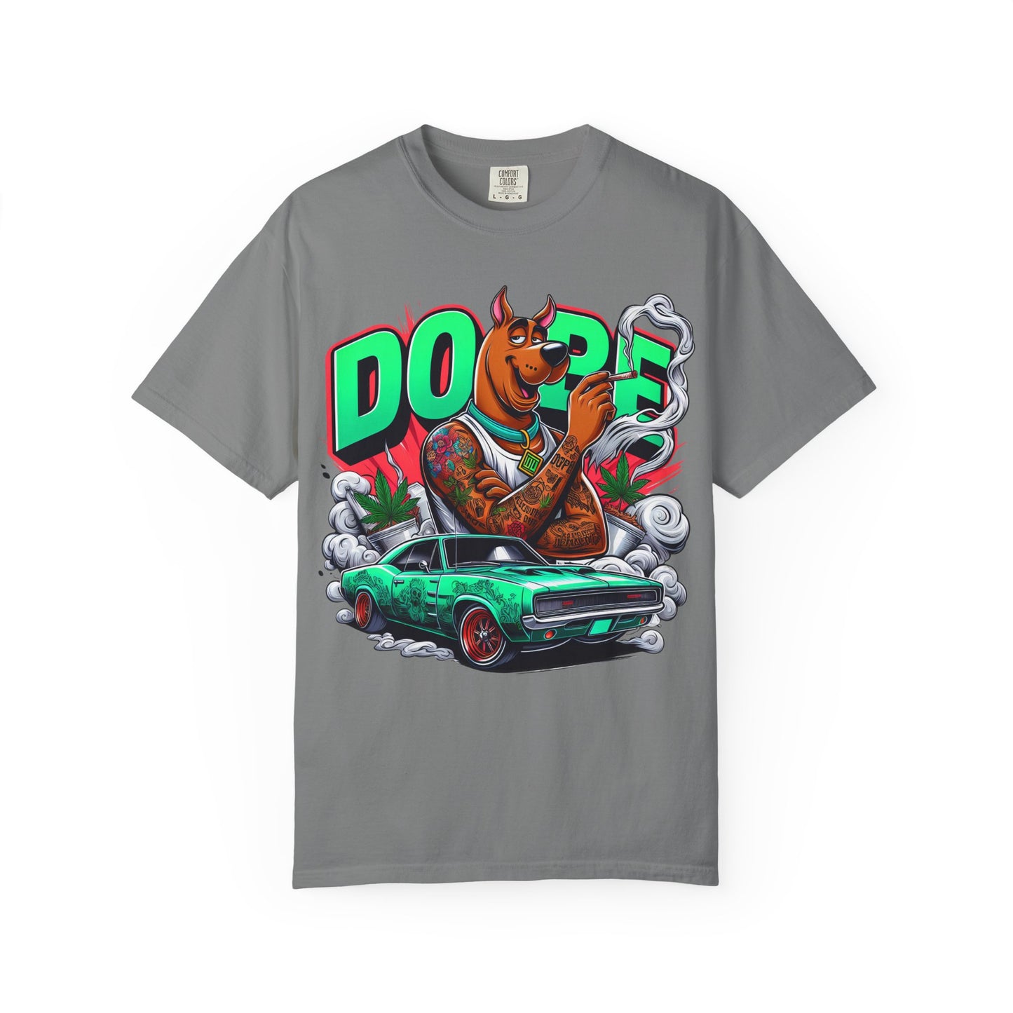 Dope Scooby-Doo Unisex T-Shirt, Cool Graphic Tee, Streetwear Shirt, Gift for Dog Lovers, Retro T-Shirt, 420, Cannabis