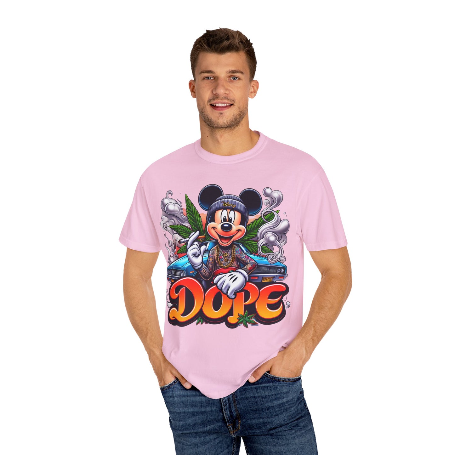 Dope Vibes Unisex Garment-Dyed T-shirt | Streetwear, Gift for Him, Urban Style, Graphic Tee, Fun Apparel, Cannabis, 420