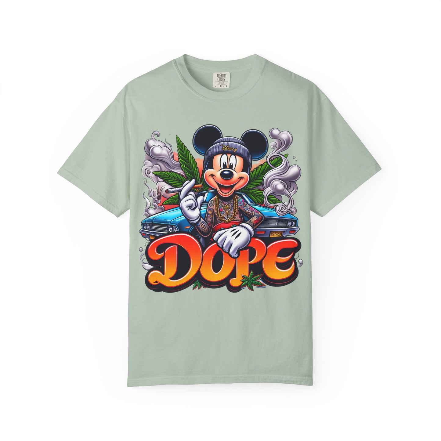 Dope Vibes Unisex Garment-Dyed T-shirt | Streetwear, Gift for Him, Urban Style, Graphic Tee, Fun Apparel, Cannabis, 420