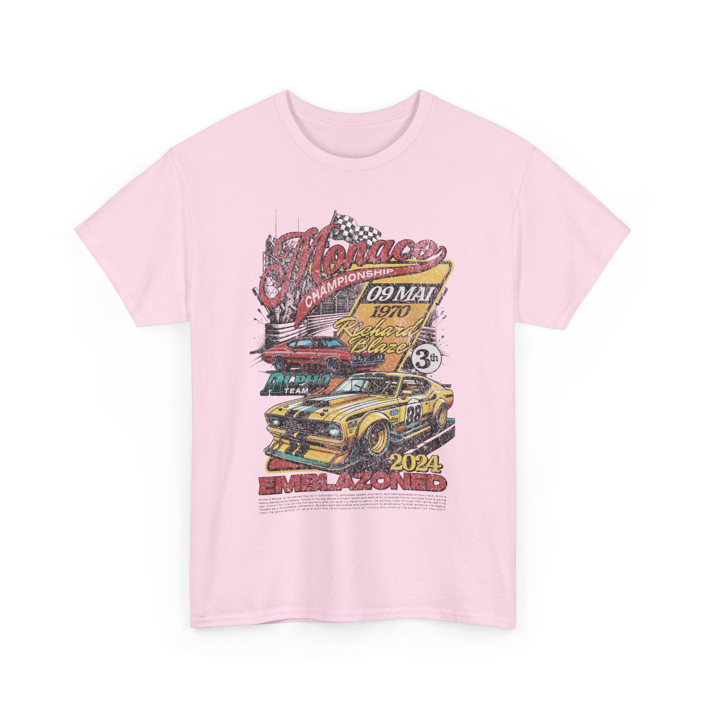 Vintage Racing Graphic Tee, Nostalgic Car T-Shirt, Unisex Heavy Cotton Tee, Gift for Gearheads, Retro Auto Lovers