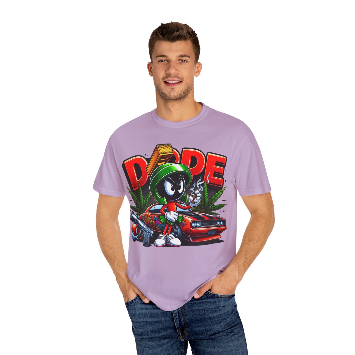 Dope Vibe Unisex Tee, Streetwear Graphic T-shirt, Cool Cartoon Shirt, Gift for Car Lovers, Retro Style Apparel. 420, Cannabis