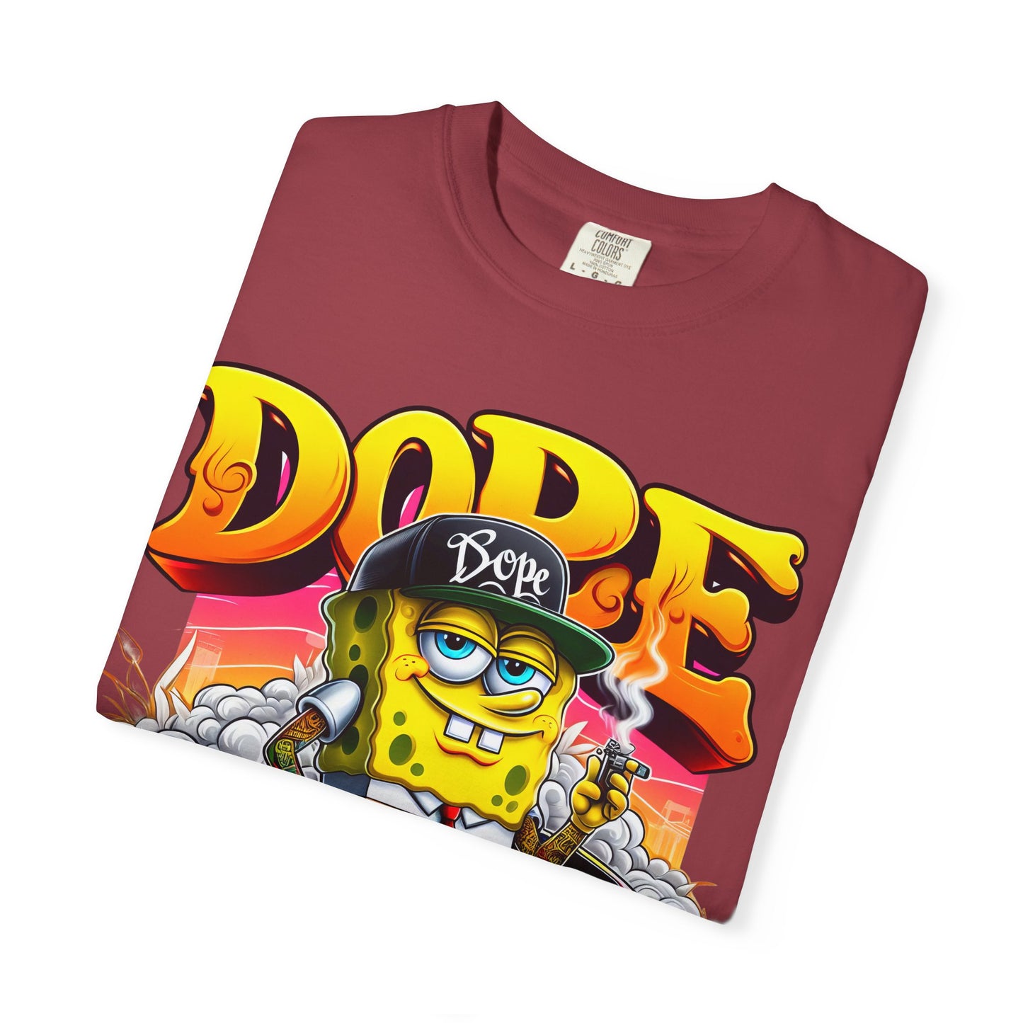 Dope SpongeBob Unisex T-shirt | Streetwear, Casual Wear, Graphic Tee, 420, Cannabis