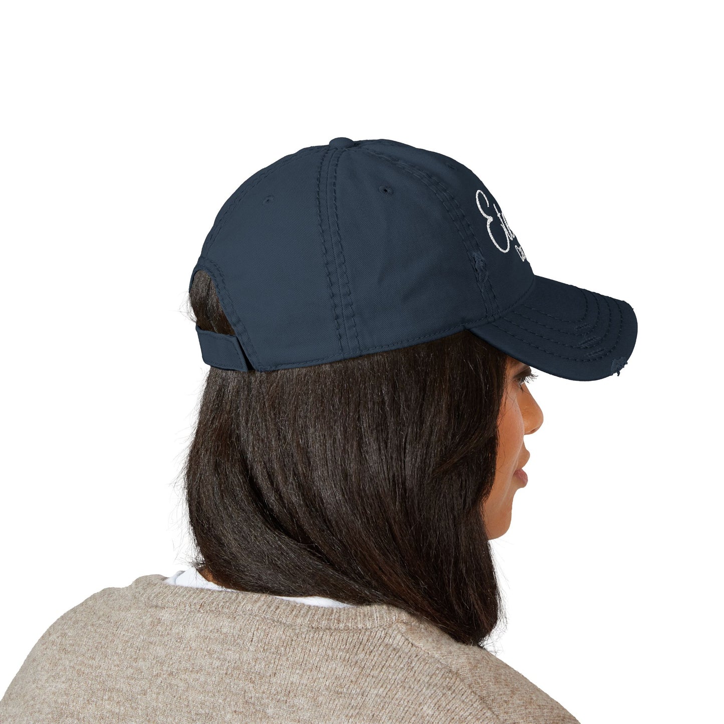 Embroidered Trendy Distressed Dad Hat