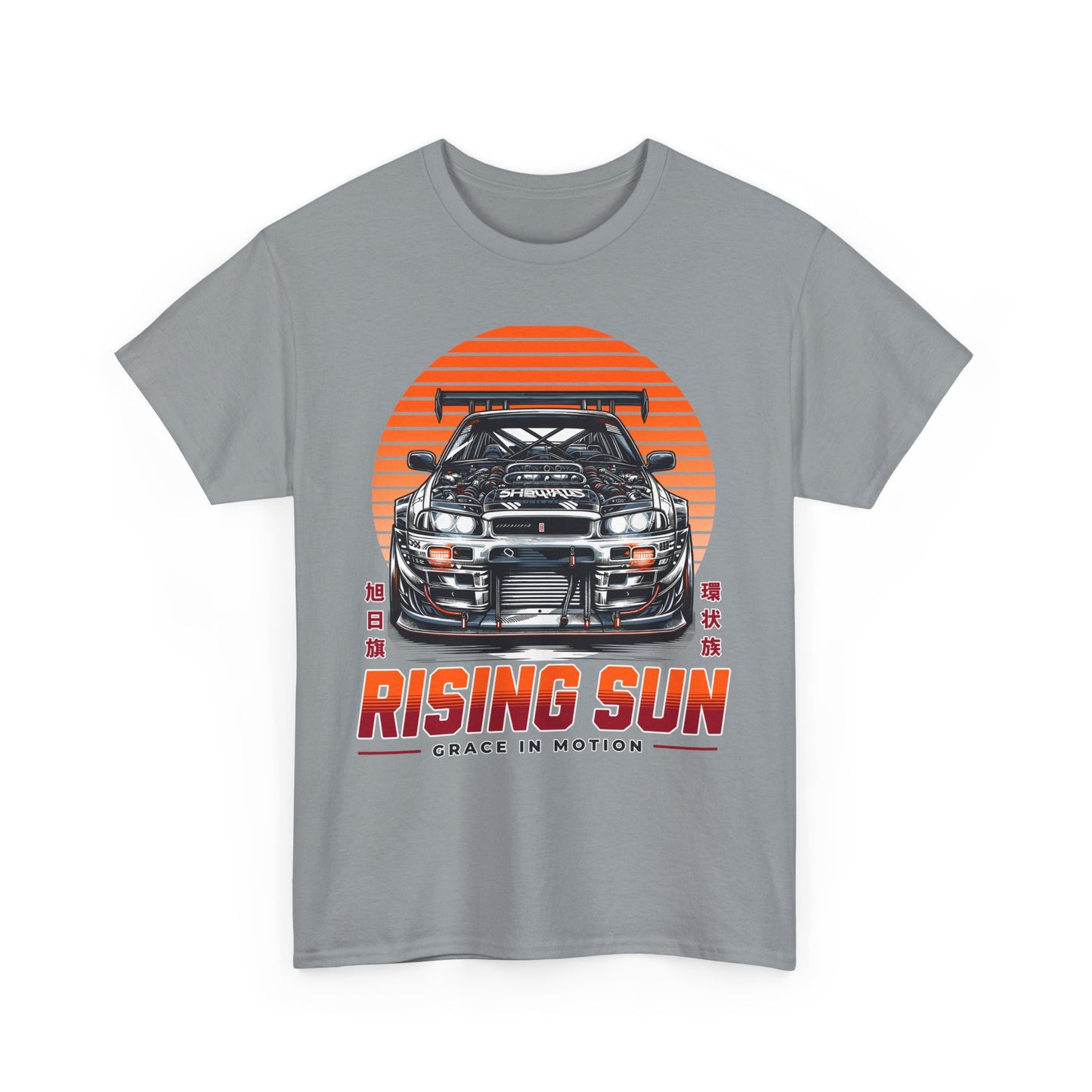 Graphic Tee - Rising Sun Nissan GTR Godzilla JDM Design