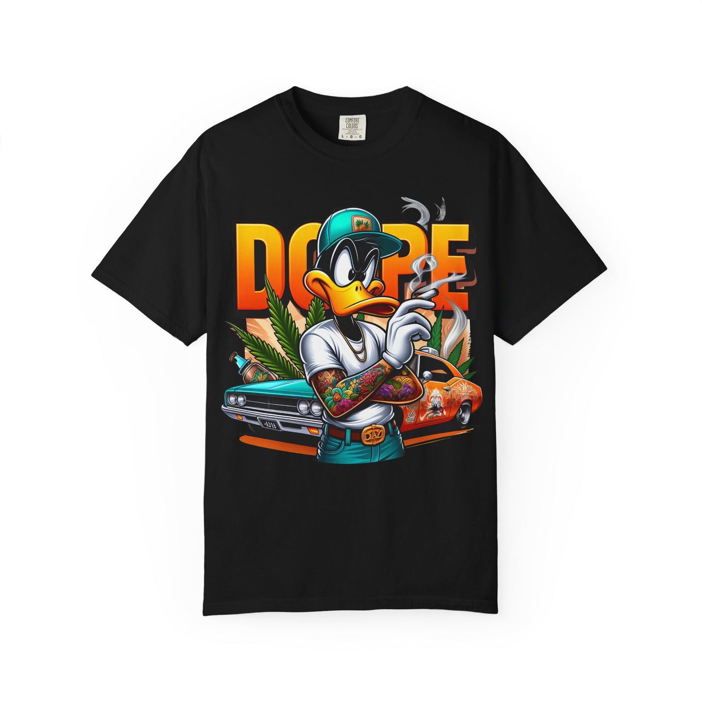 Dope Vibe Unisex Garment-Dyed T-Shirt | Streetwear Fashion, Casual Style, Hip Hop Merch, Graphic Tee, Cool Gift, Cannabis, 420