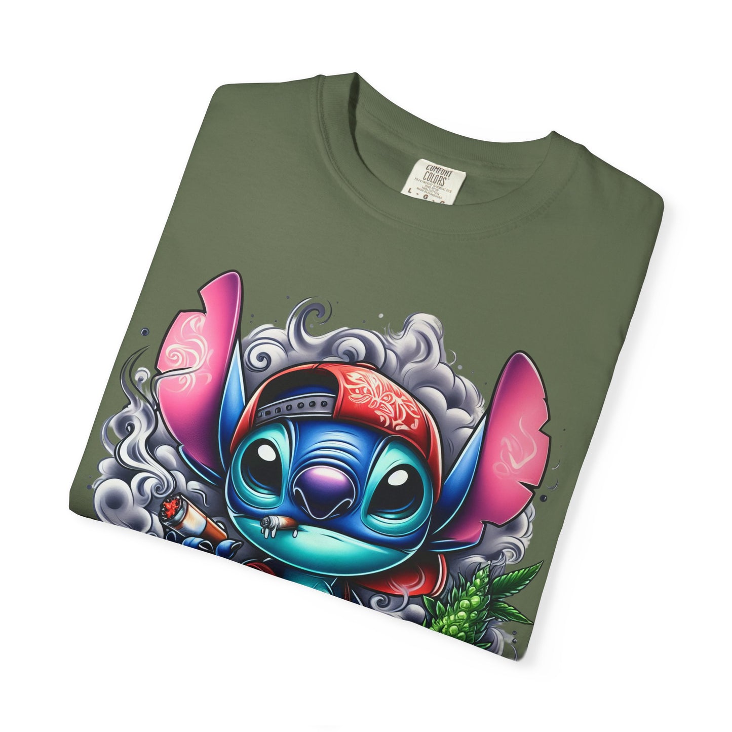 Vibrant Cartoon Character T-shirt, Fun Unisex Tee, Casual Streetwear, Gift for Teens, Summer Wardrobe Essential, Cannabis, 420