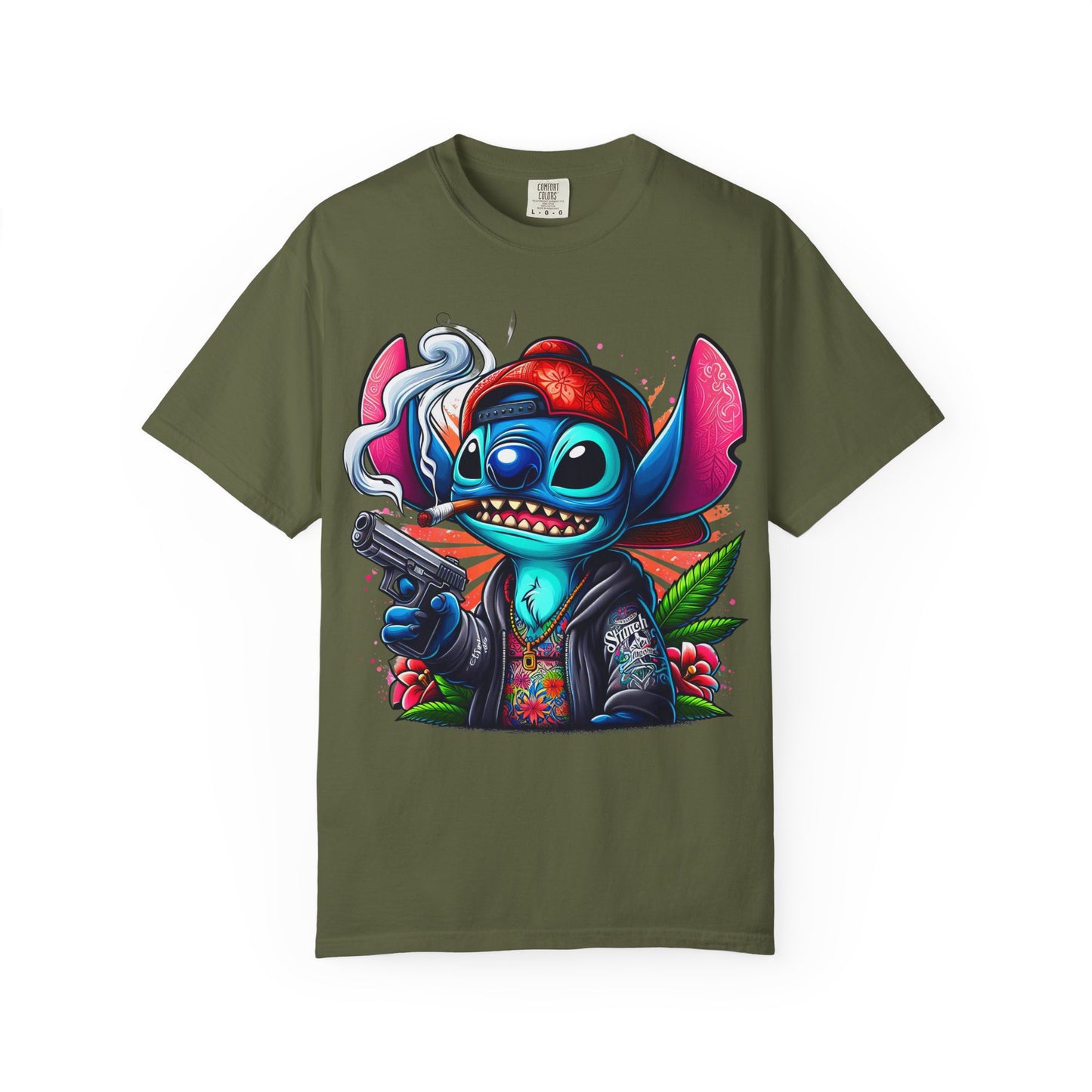 Vibrant Cartoon Graphic Tee, Unisex T-shirt, Casual Wear, Streetwear Style, Summer Fashion, Gift for Friends, Cannabis, 420