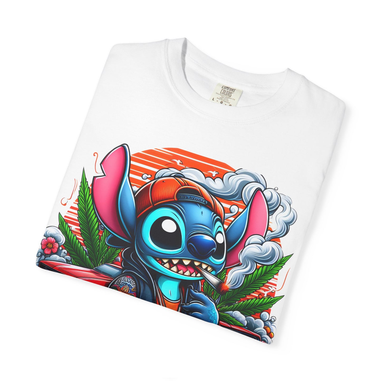Dope Illustrated Unisex Garment-Dyed T-Shirt | Trendy Streetwear, Casual Style, Summer Fashion,