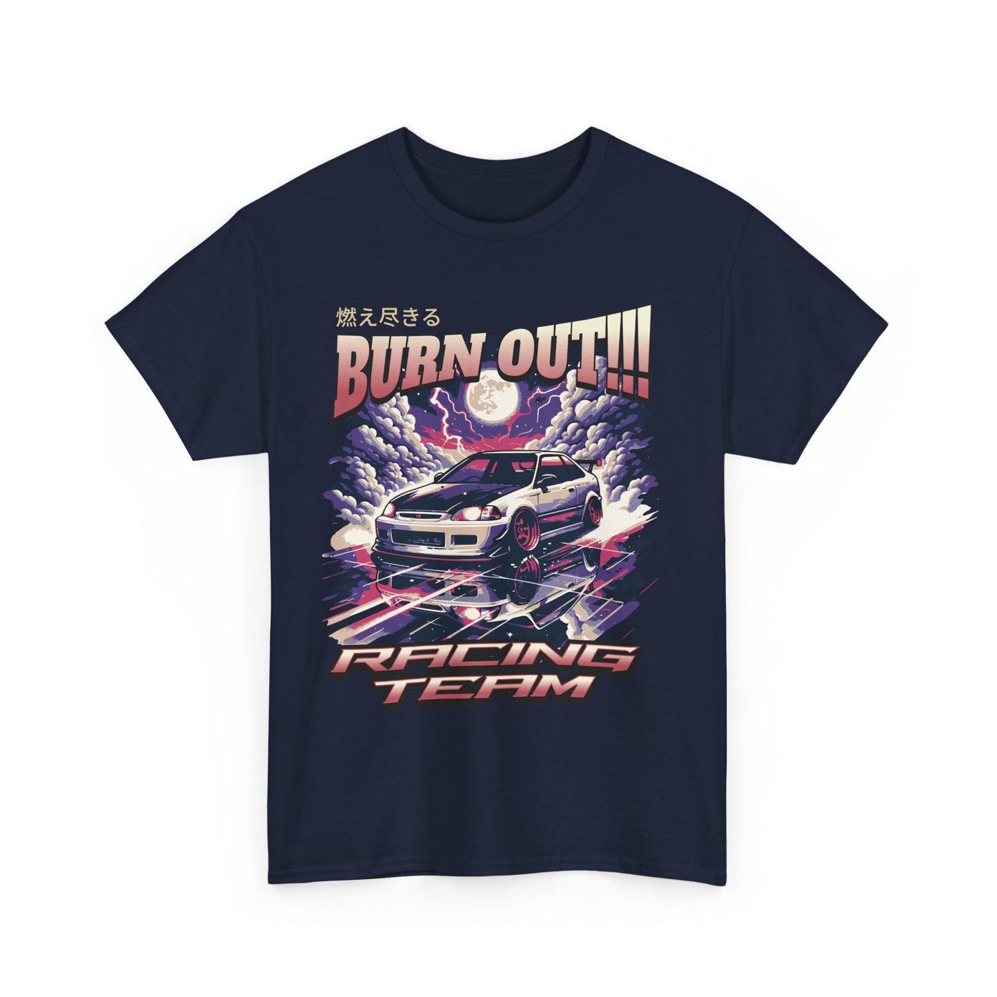 JDM Graphic Tee - Burn Out Racing