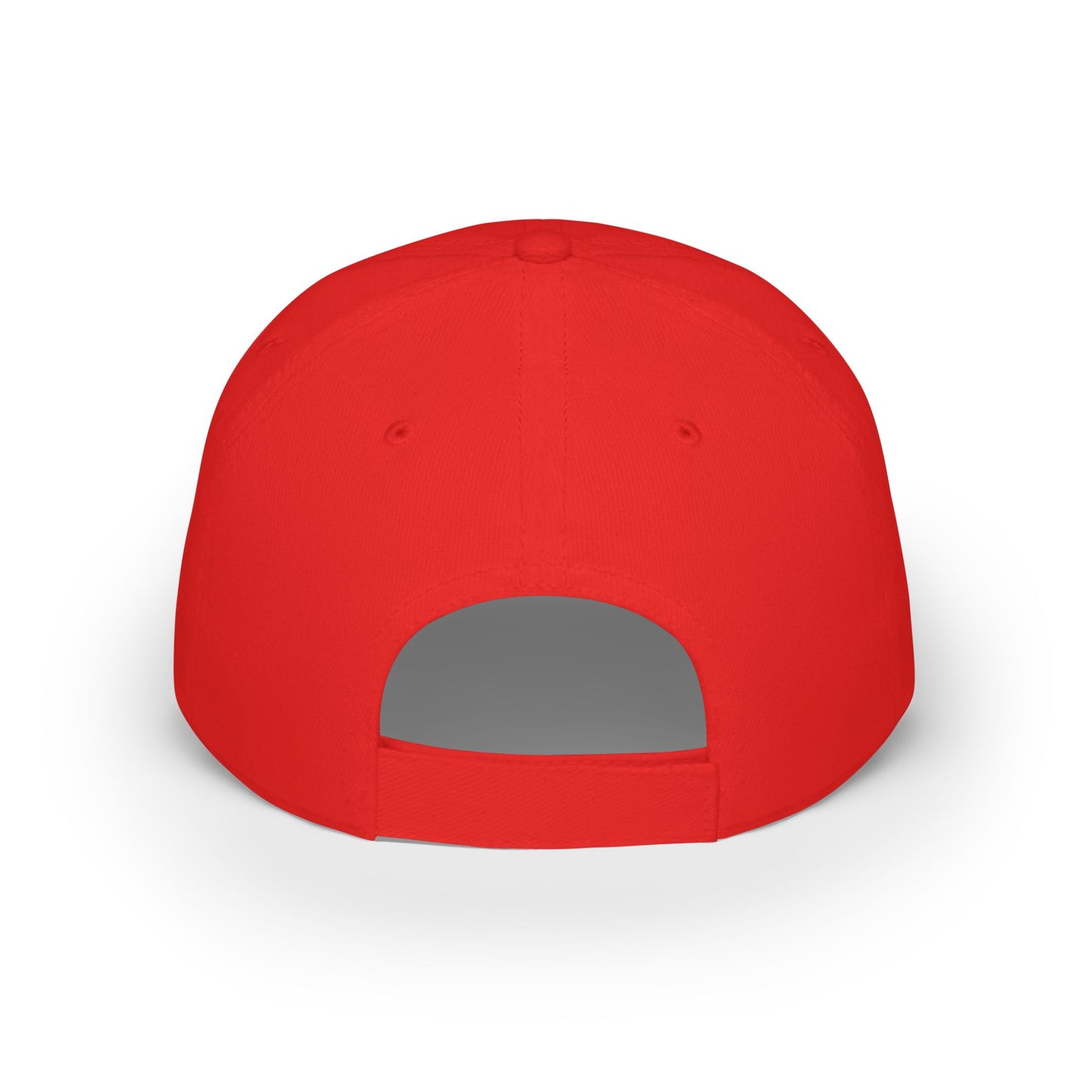 Eternity Car Club Low Profile Baseball Cap - Stylish Red Cap for Car Enthusiasts