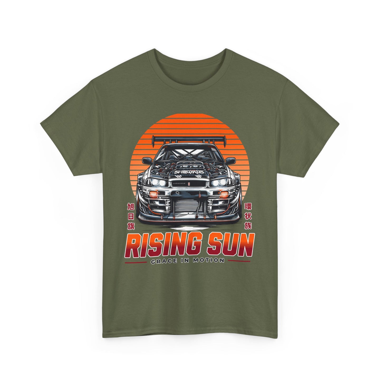 Graphic Tee - Rising Sun Nissan GTR Godzilla JDM Design