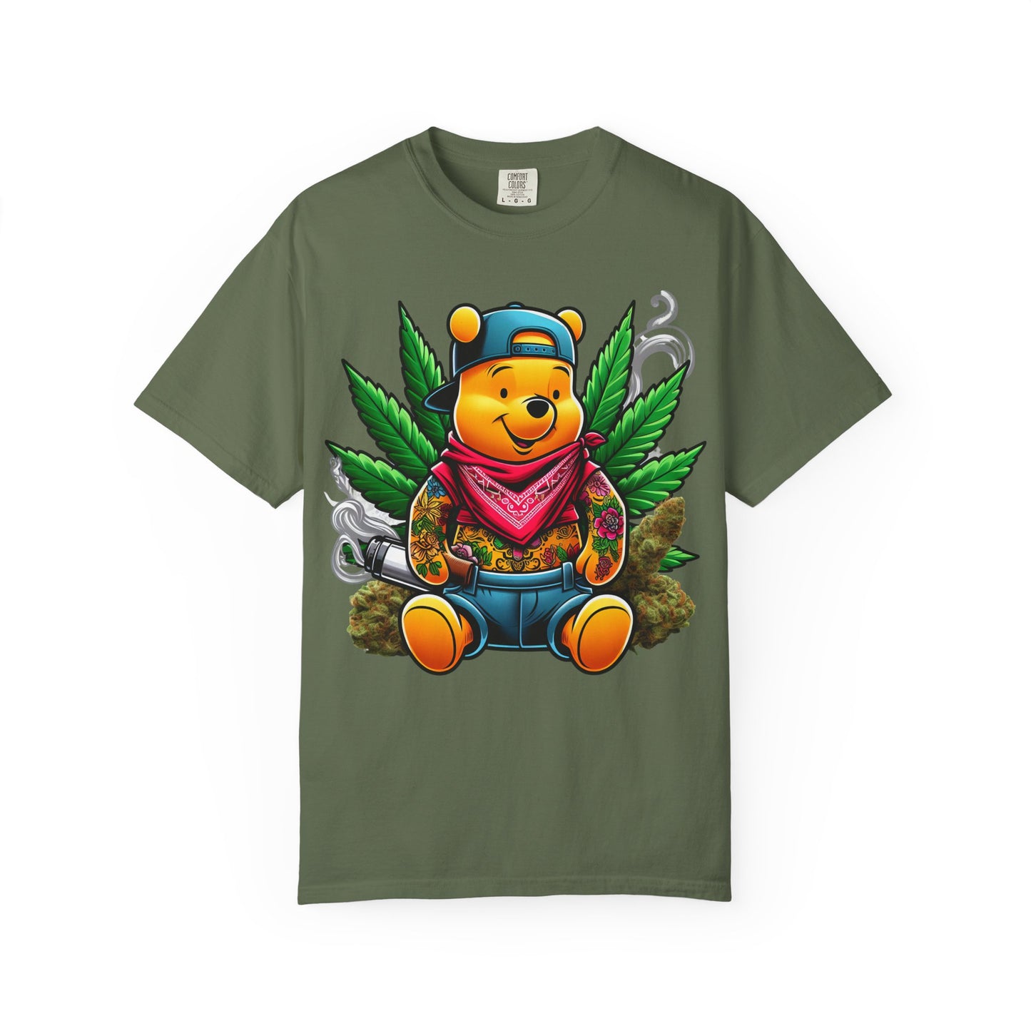 Chill Vibes Graphic Tee - Cartoon Character T-Shirt, Streetwear Style, Cool Gift for Cannabis Lovers, Relaxed Fit T-shirt, 420, Cannabis
