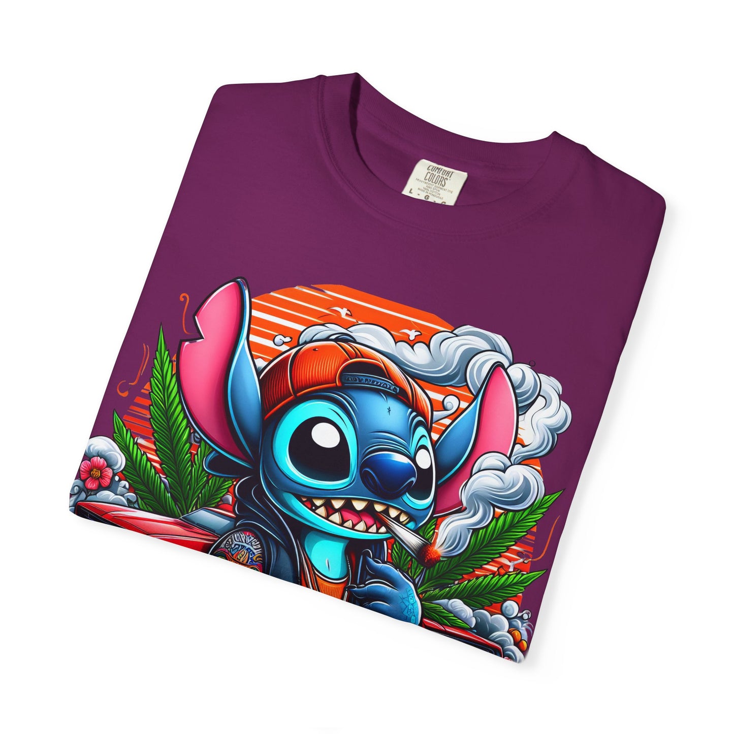 Dope Illustrated Unisex Garment-Dyed T-Shirt | Trendy Streetwear, Casual Style, Summer Fashion,