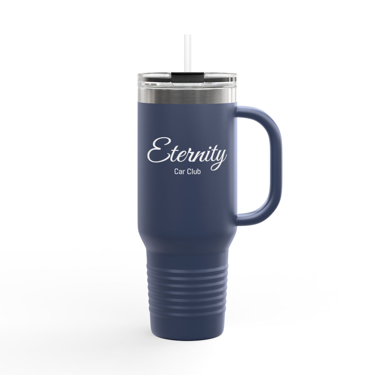 Eternity Car Club Insulated Travel Mug - 40oz Coffee To-Go Cup with Straw