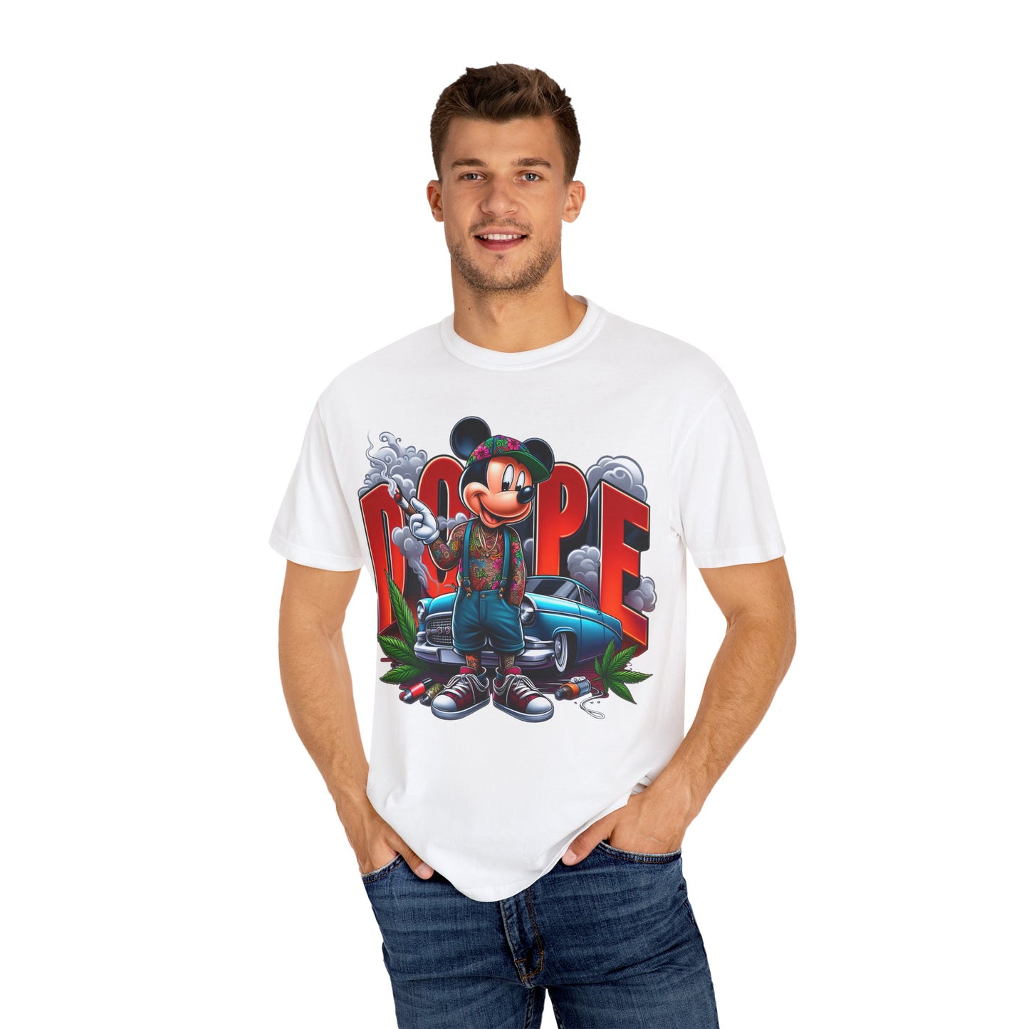 Cool Graphic T-Shirt, Streetwear Tee, Vintage Style Shirt, Gift for Him, Cartoon Art T-Shirt, Casual Wear, Unisex Fashion, 420, Cannabis