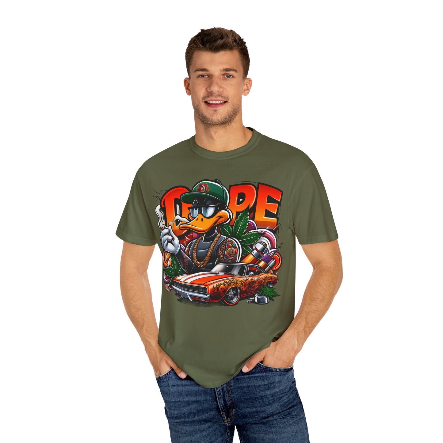 Cool Graphic T-Shirt, Streetwear Style, Urban Fashion, Unisex Tee, Casual Wear, Gift for Car Lovers, Hip-Hop Vibe, 420, Cannabis