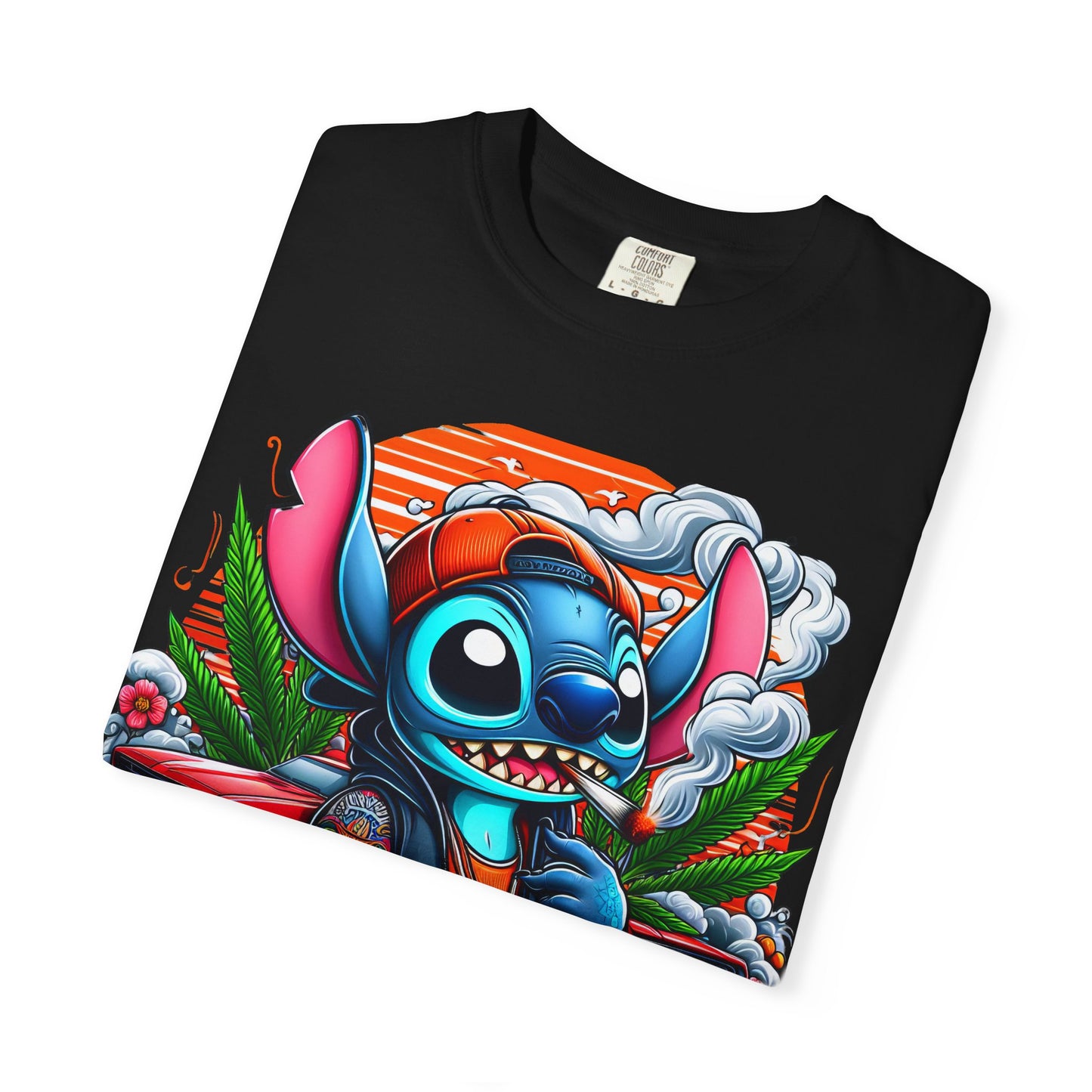 Dope Illustrated Unisex Garment-Dyed T-Shirt | Trendy Streetwear, Casual Style, Summer Fashion,