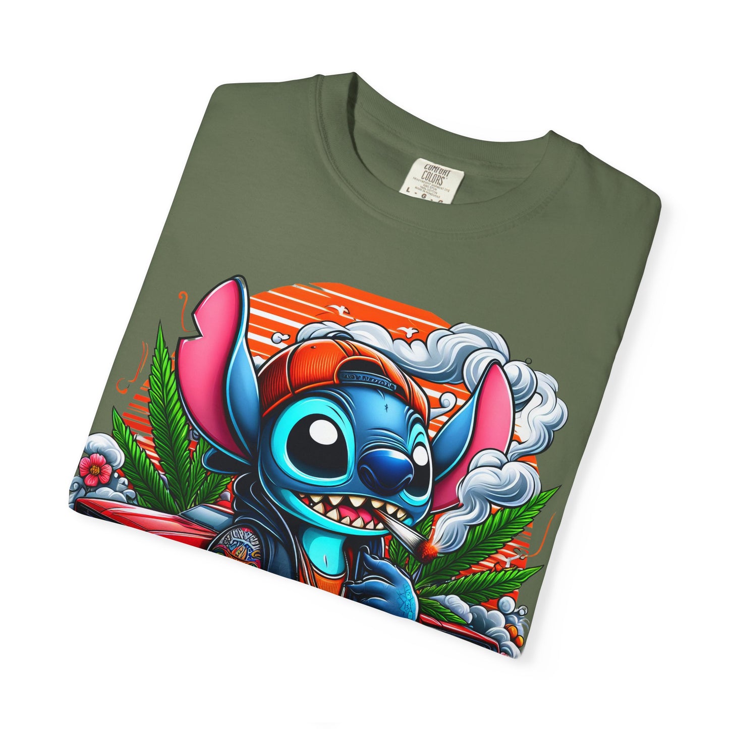 Dope Illustrated Unisex Garment-Dyed T-Shirt | Trendy Streetwear, Casual Style, Summer Fashion,