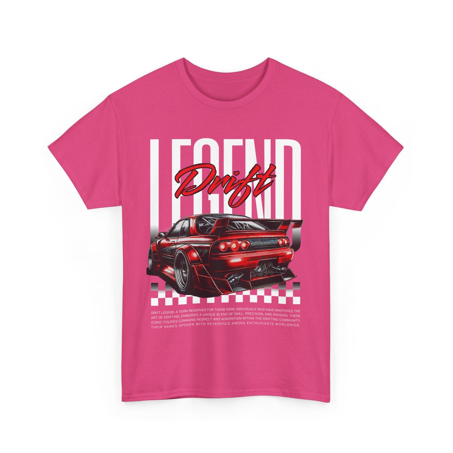 Legend Drift Unisex Heavy Cotton Tee, Car Enthusiast Shirt, Racer Gift, Motorsport Apparel, Auto Racing Tee