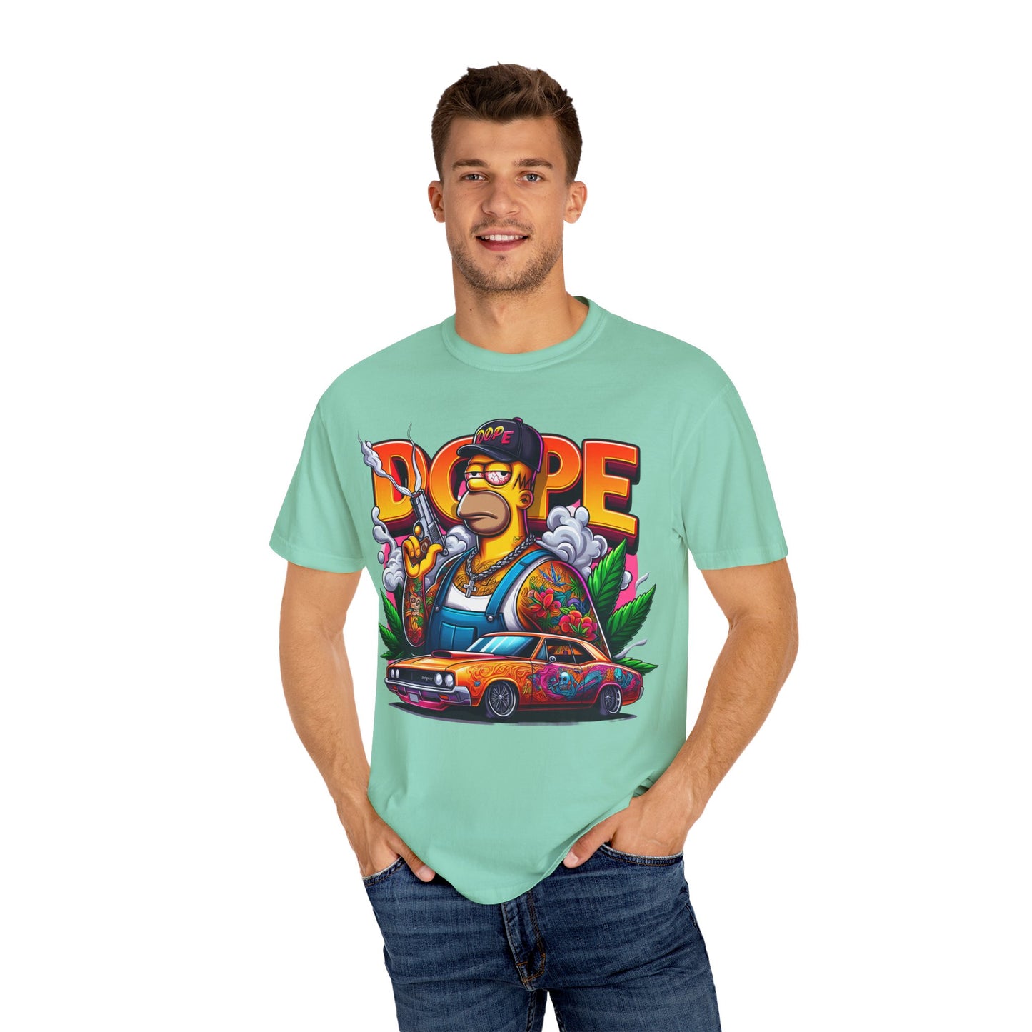 Dope Vibe Unisex T-shirt, Retro Graphic Tee, Streetwear Style, Casual Outfit, Gift for Him/Her, Festival Wear, Hip Hop Culture, 420, Cannabis