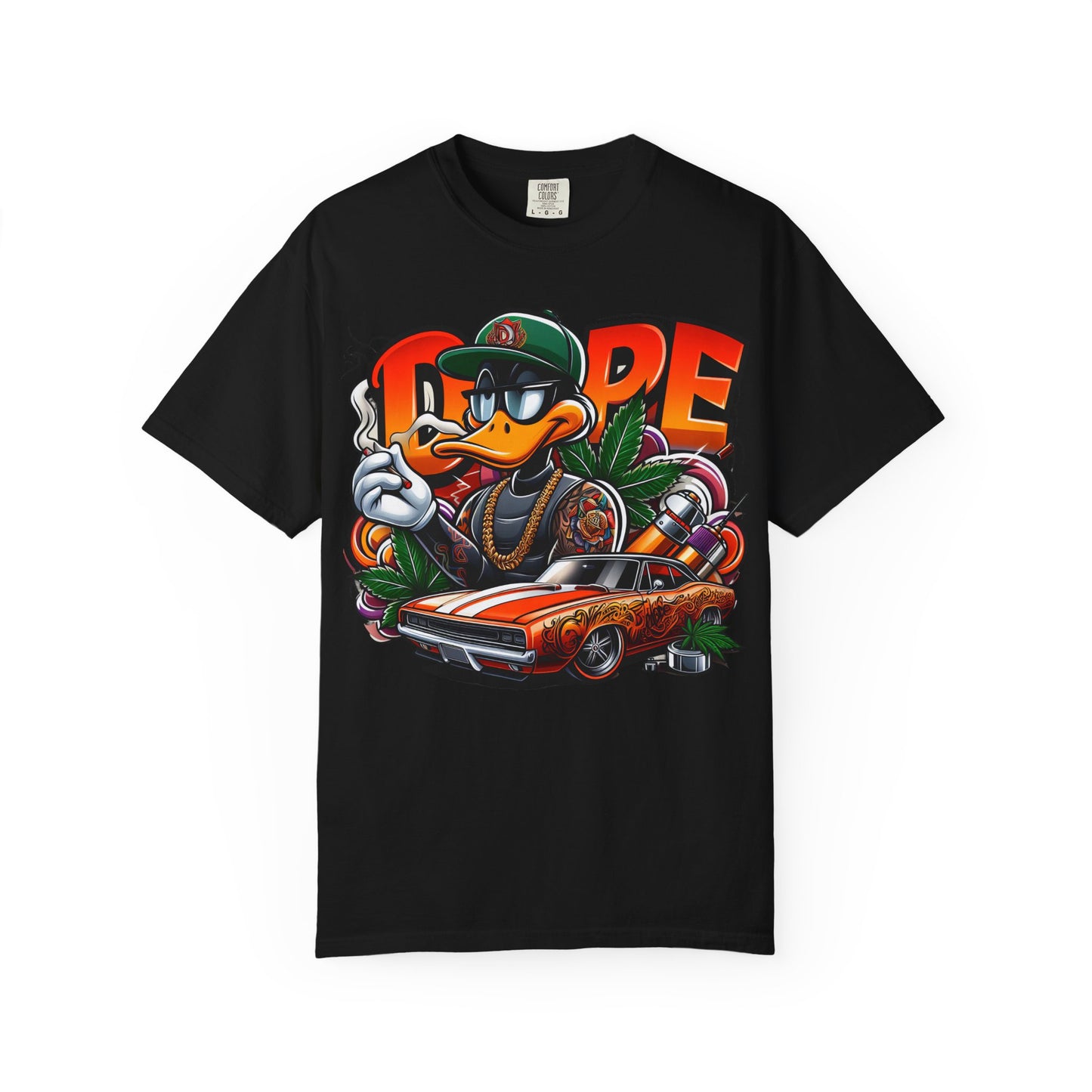 Cool Graphic T-Shirt, Streetwear Style, Urban Fashion, Unisex Tee, Casual Wear, Gift for Car Lovers, Hip-Hop Vibe, 420, Cannabis