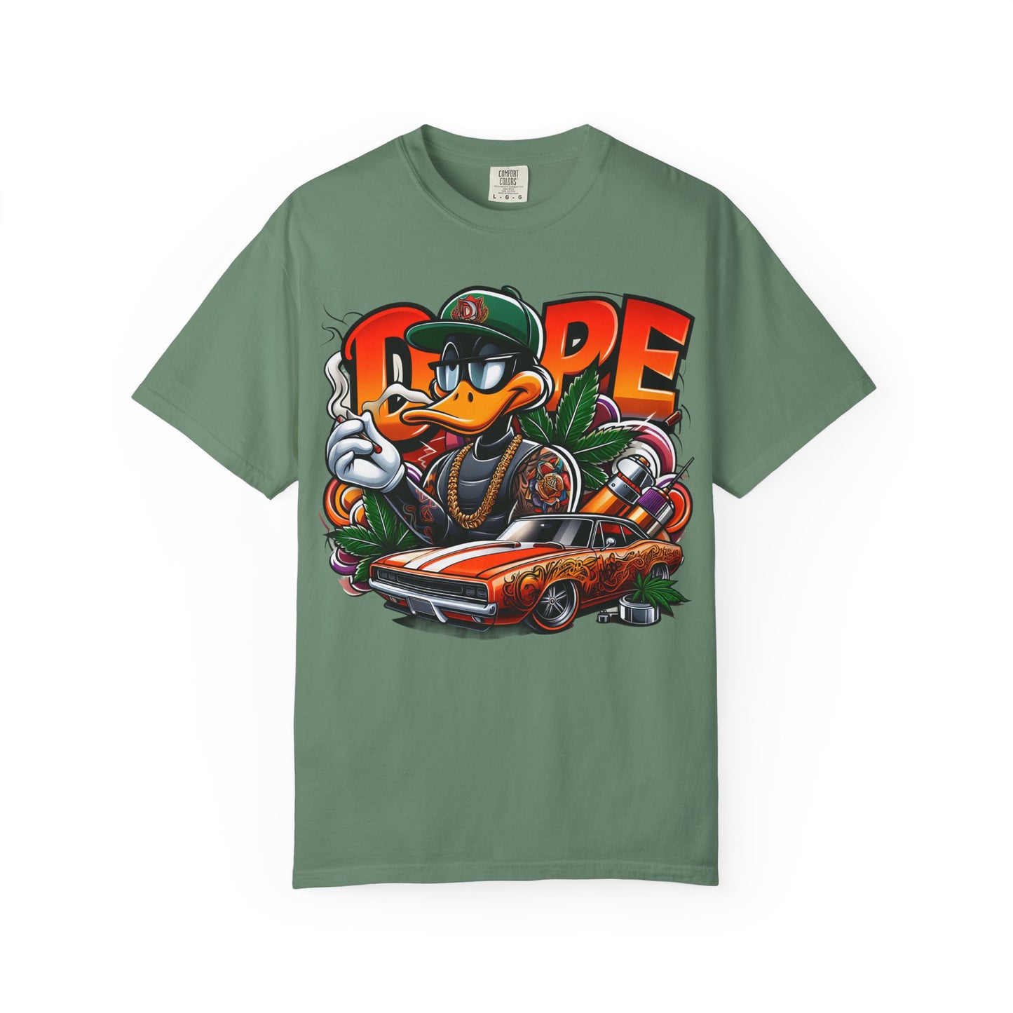 Cool Graphic T-Shirt, Streetwear Style, Urban Fashion, Unisex Tee, Casual Wear, Gift for Car Lovers, Hip-Hop Vibe, 420, Cannabis
