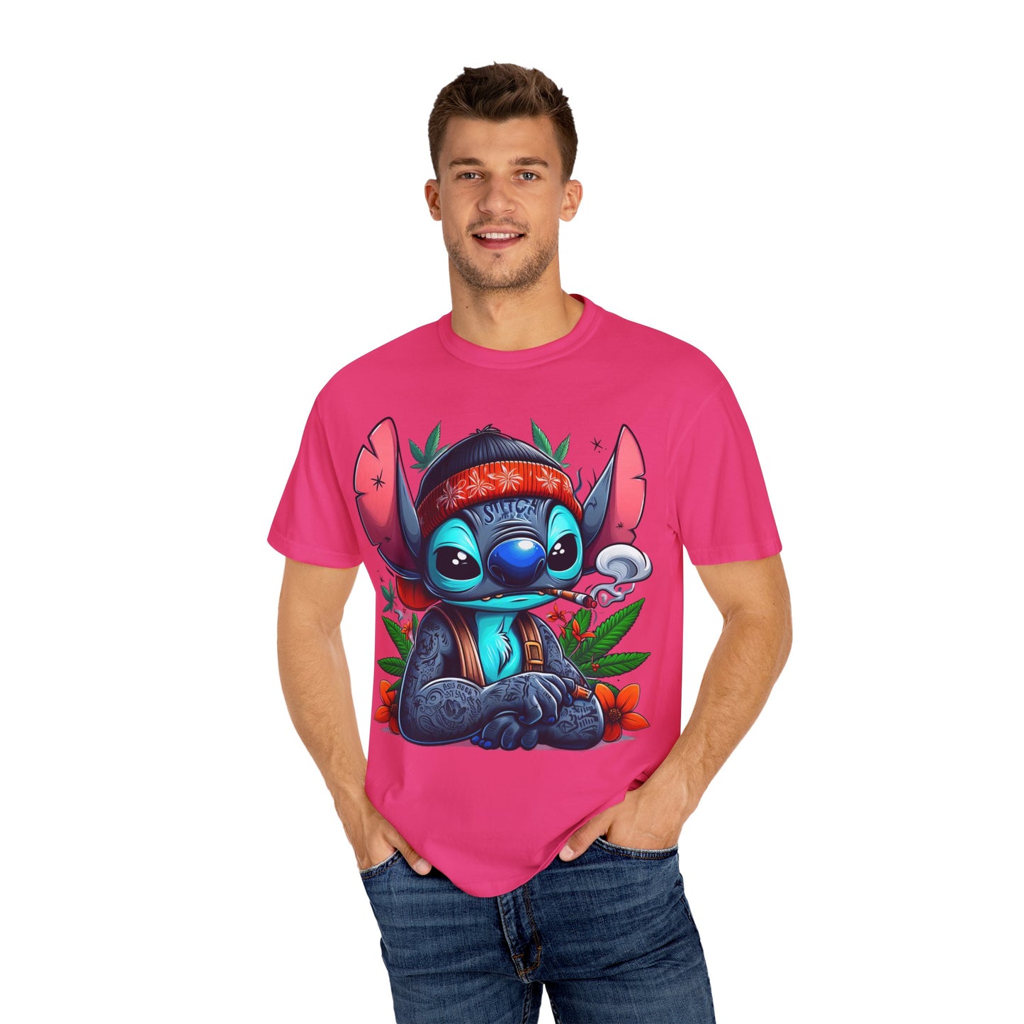 Funky Alien-Inspired Unisex T-Shirt | Casual Wear, Gift for Kids, Vintage Style, Festival Fashion, Graphic Tee, 420, Cannabis