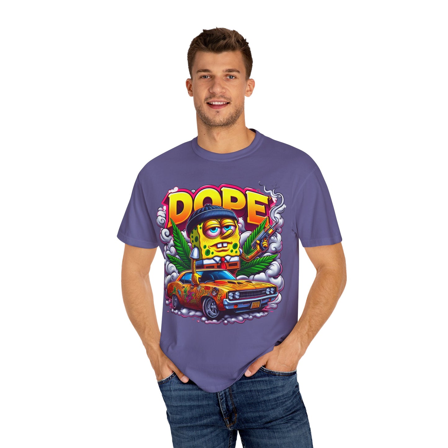 Vibrant Graphic Tee: Funky Cartoon T-Shirt, Unisex Fashion, Casual Wear, Gift for Friends, Streetwear Style, Cool Graphic Tee, 420, Cannabis