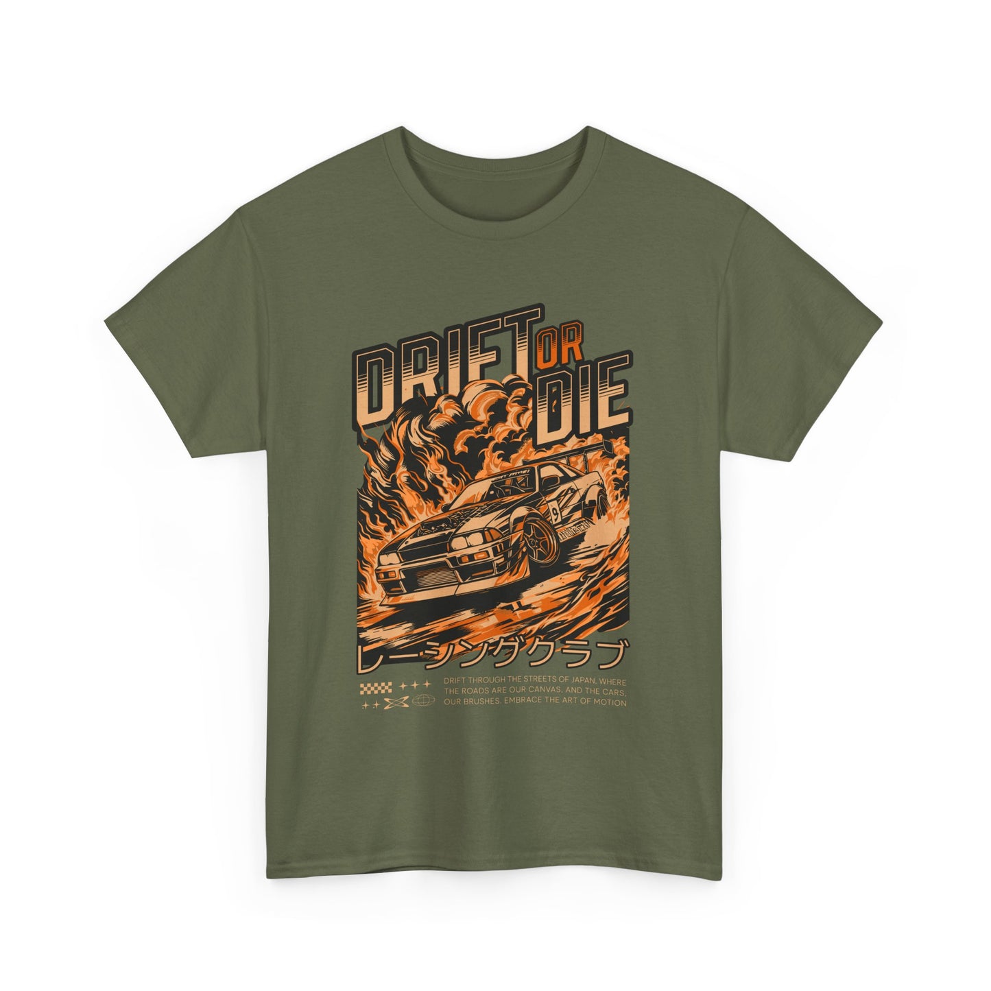 JDM Tee - Unisex Heavy Cotton Tshirt - Drift or Die
