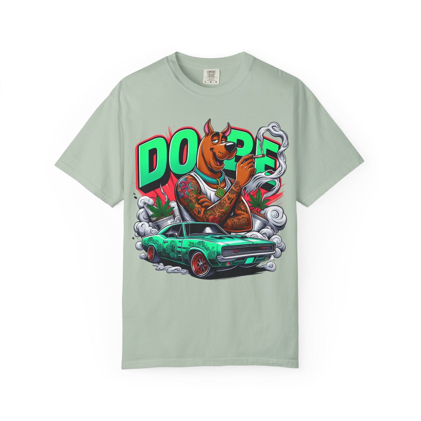 Dope Scooby-Doo Unisex T-Shirt, Cool Graphic Tee, Streetwear Shirt, Gift for Dog Lovers, Retro T-Shirt, 420, Cannabis
