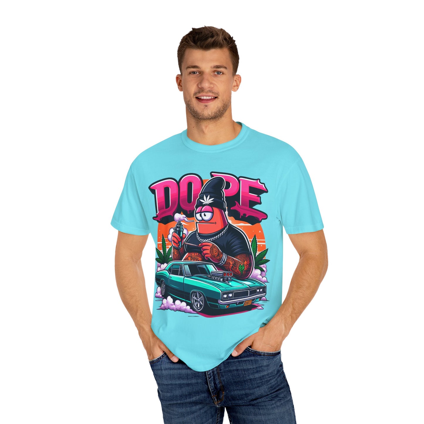 Dope Vibes Unisex T-shirt, Graphic Tee for Streetwear, Cool Casual Outfit, Gift for Artists, Hip Hop Culture Clothing, Cannabis, 420