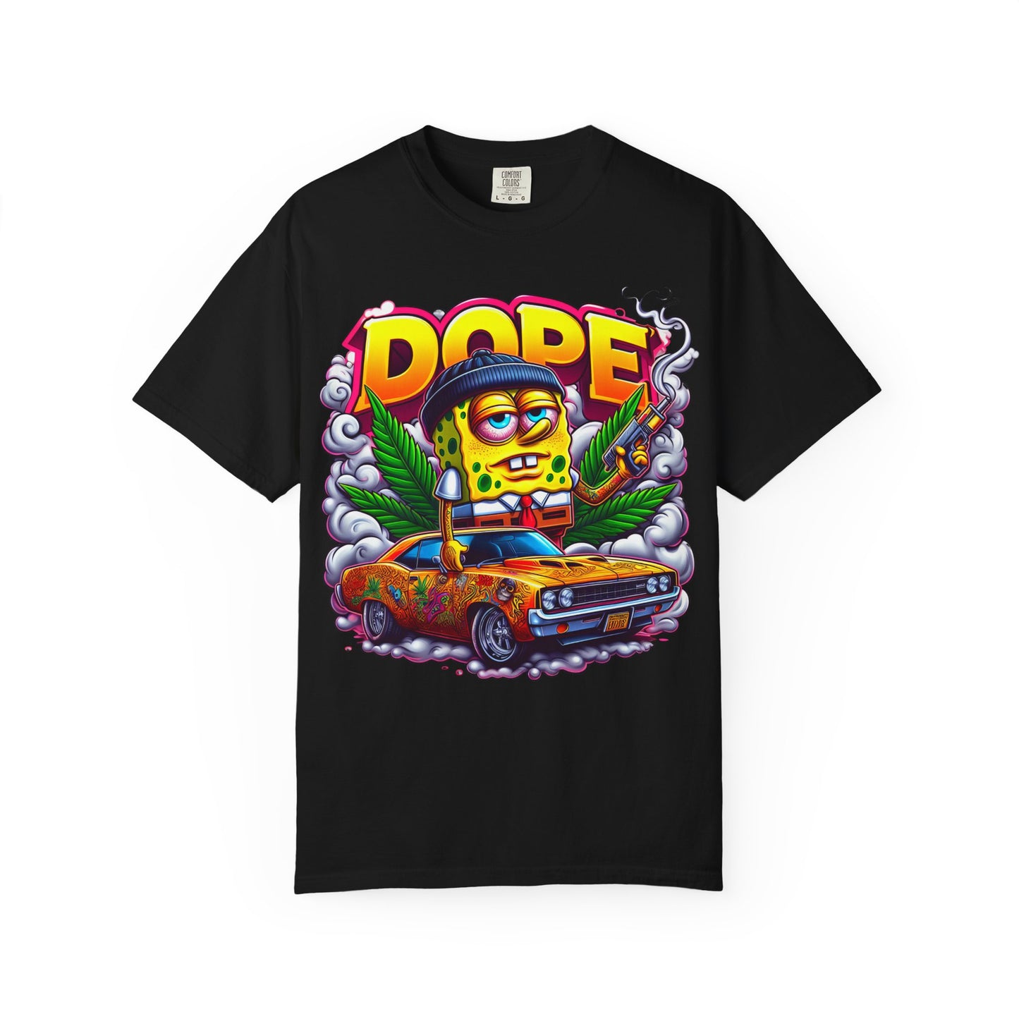 Vibrant Graphic Tee: Funky Cartoon T-Shirt, Unisex Fashion, Casual Wear, Gift for Friends, Streetwear Style, Cool Graphic Tee, 420, Cannabis