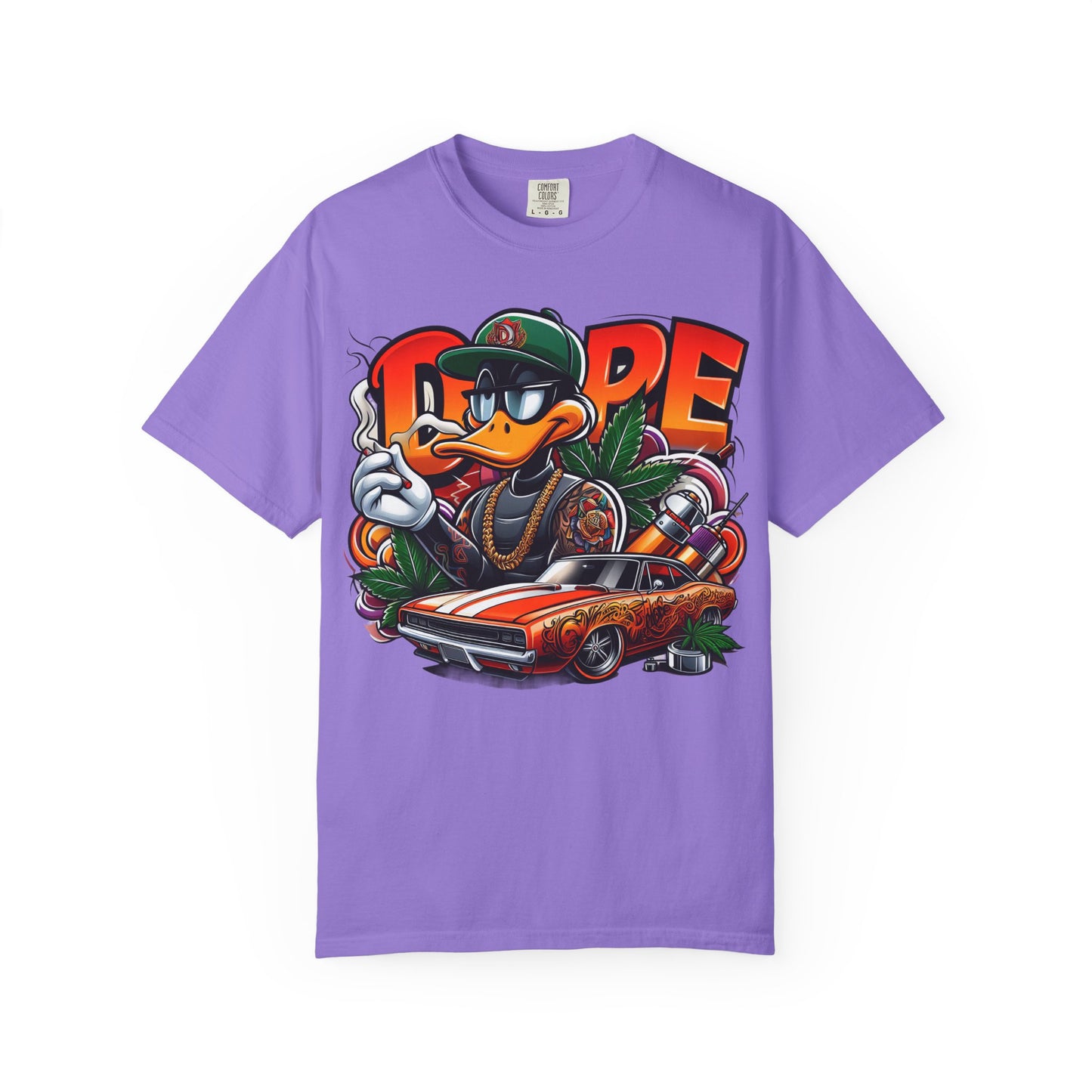 Cool Graphic T-Shirt, Streetwear Style, Urban Fashion, Unisex Tee, Casual Wear, Gift for Car Lovers, Hip-Hop Vibe, 420, Cannabis