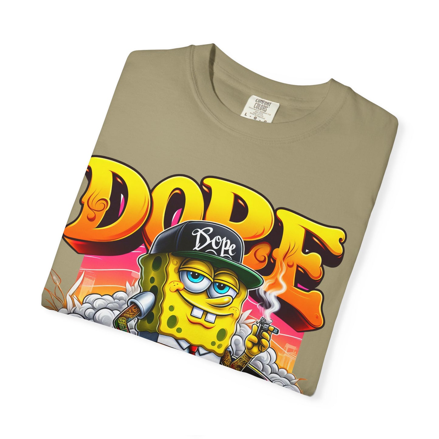 Dope SpongeBob Unisex T-shirt | Streetwear, Casual Wear, Graphic Tee, 420, Cannabis