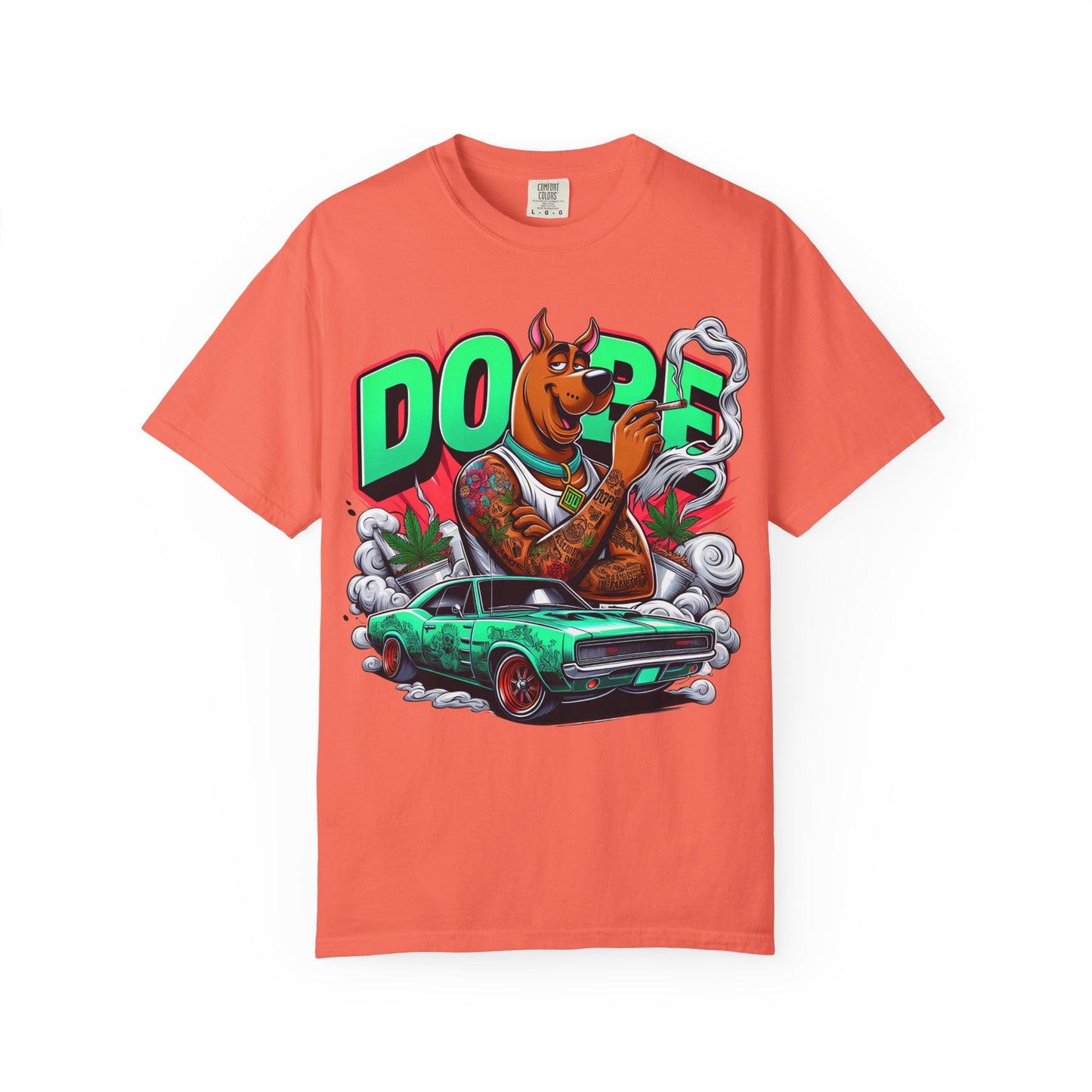 Dope Scooby-Doo Unisex T-Shirt, Cool Graphic Tee, Streetwear Shirt, Gift for Dog Lovers, Retro T-Shirt, 420, Cannabis